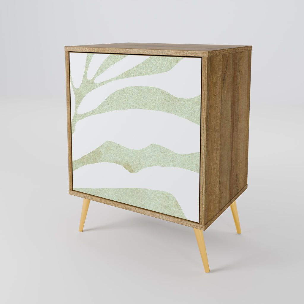 BOTANICAL SPARK Sideboard mit 1 Tür in Eiche-Optik