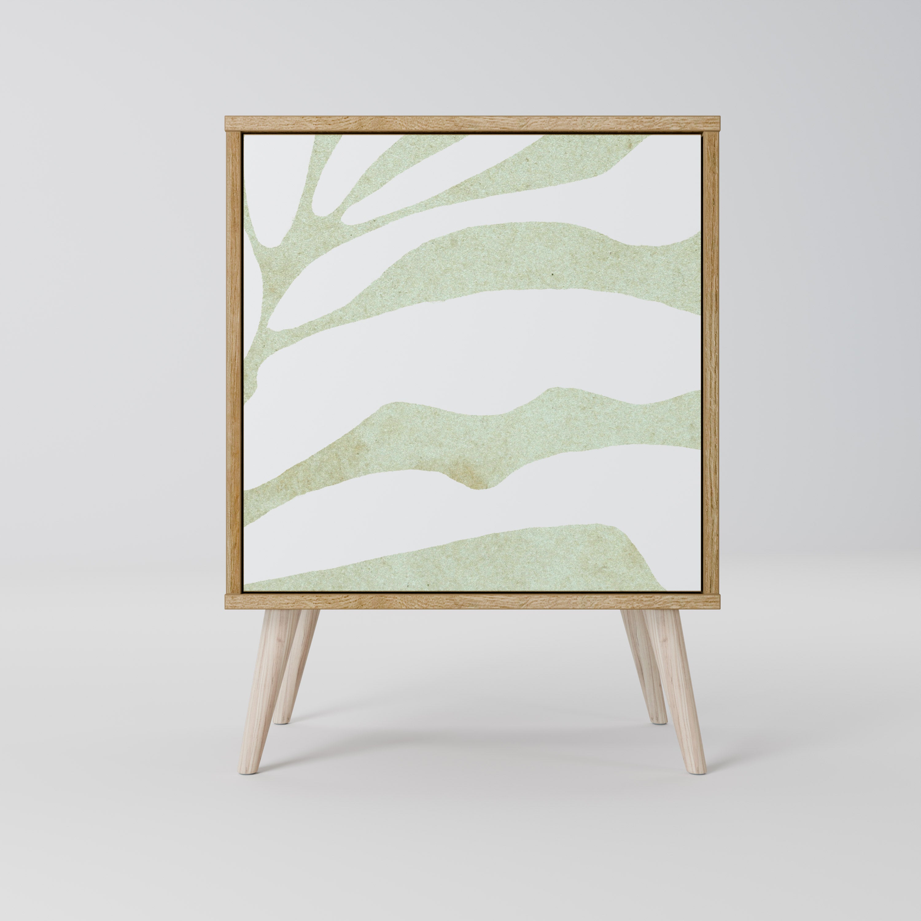 BOTANICAL SPARK Sideboard mit 1 Tür in Eiche-Optik