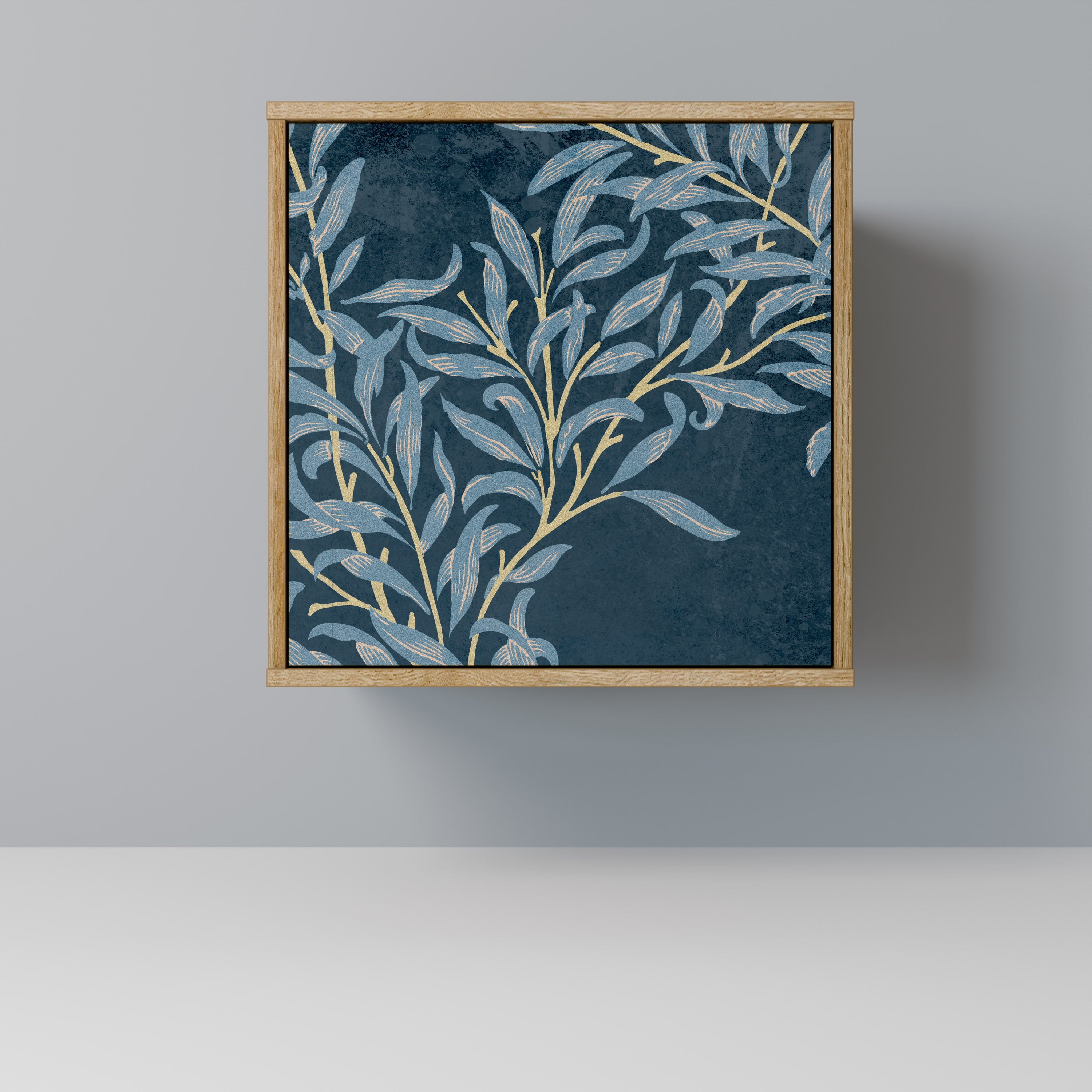 BLUE LEAVES Sideboard mit 1 Tür in Eiche-Optik