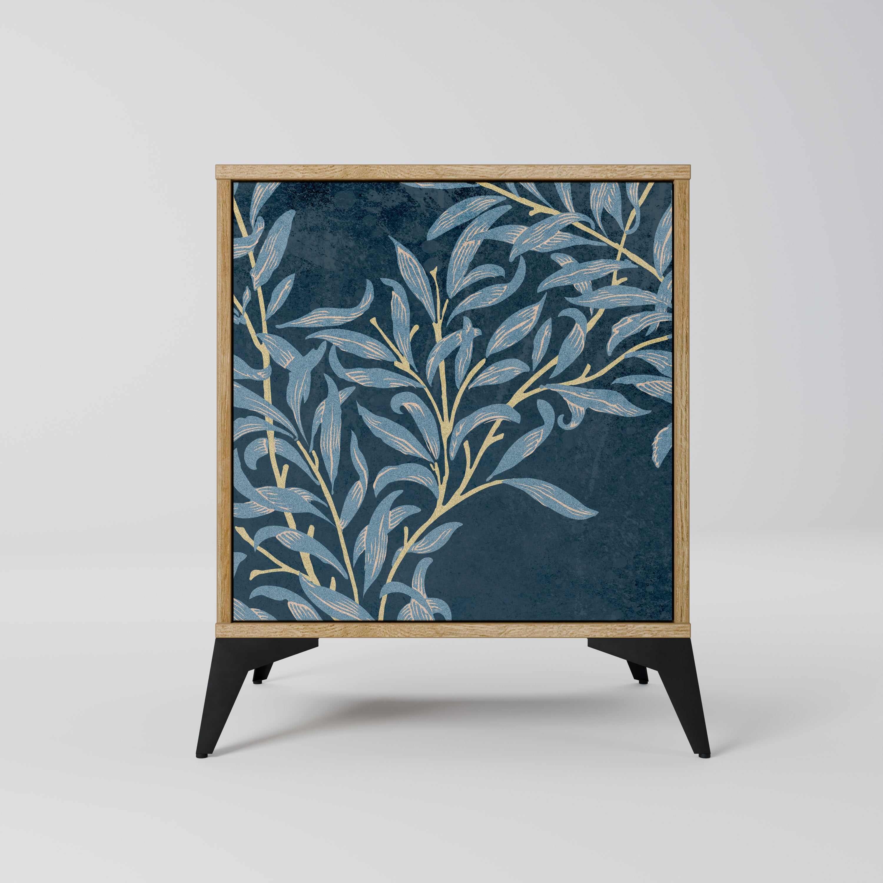BLUE LEAVES Sideboard mit 1 Tür in Eiche-Optik