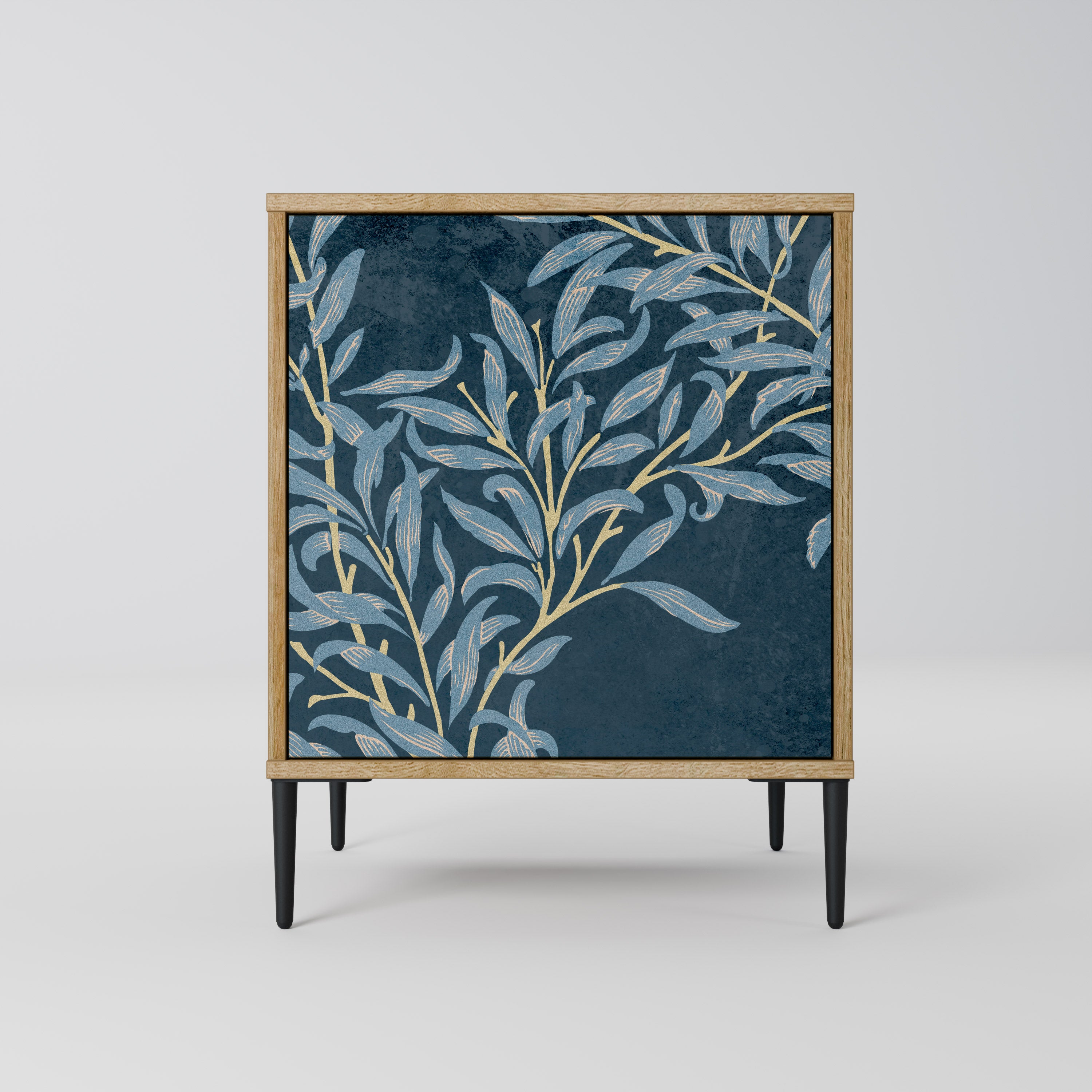 BLUE LEAVES Sideboard mit 1 Tür in Eiche-Optik