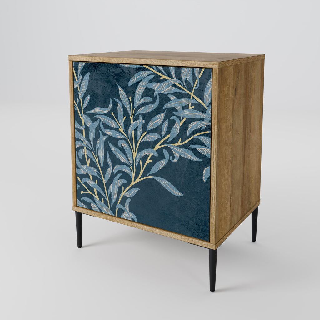 BLUE LEAVES Sideboard mit 1 Tür in Eiche-Optik