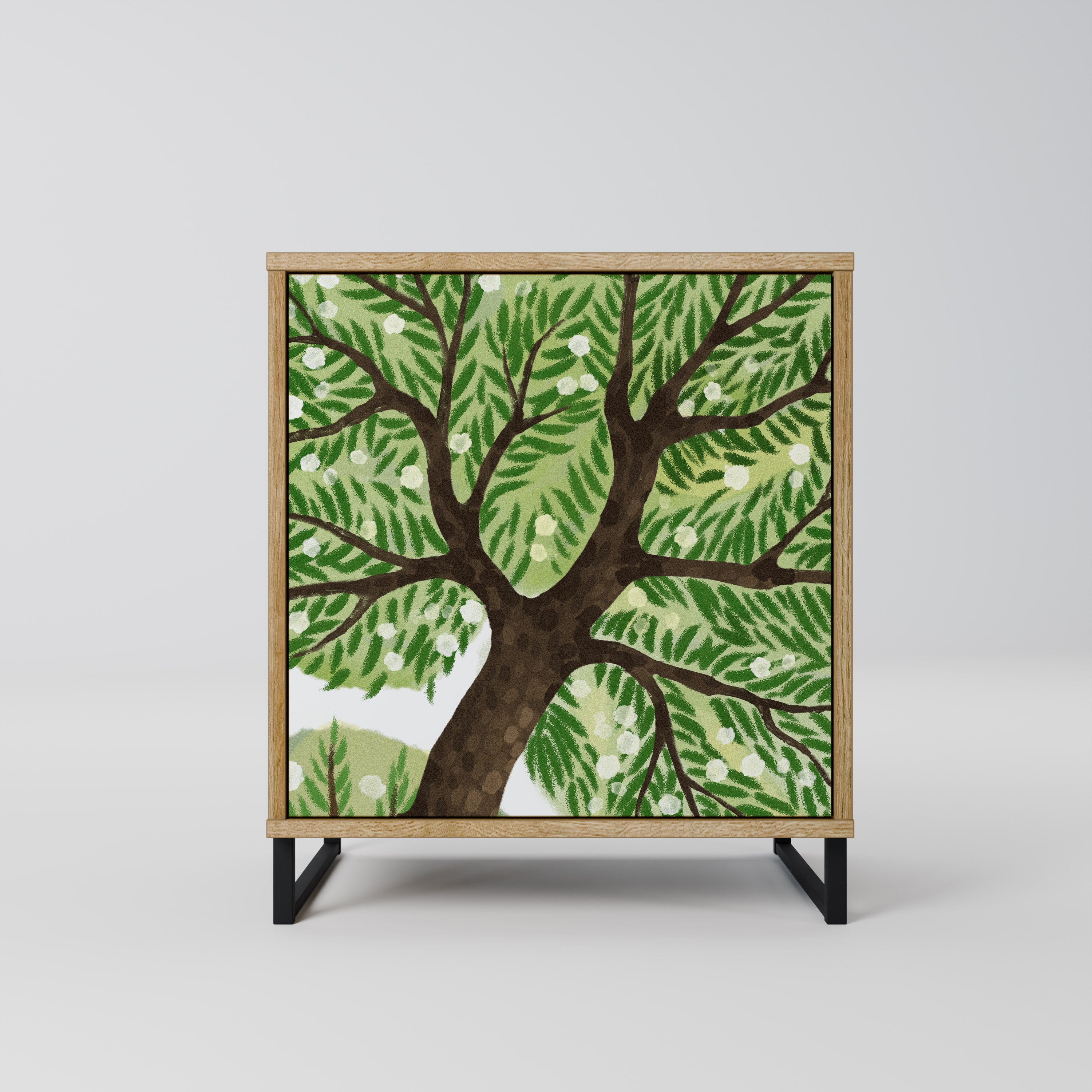 WILDERNESS DASH Sideboard mit 1 Tür in Eiche-Optik