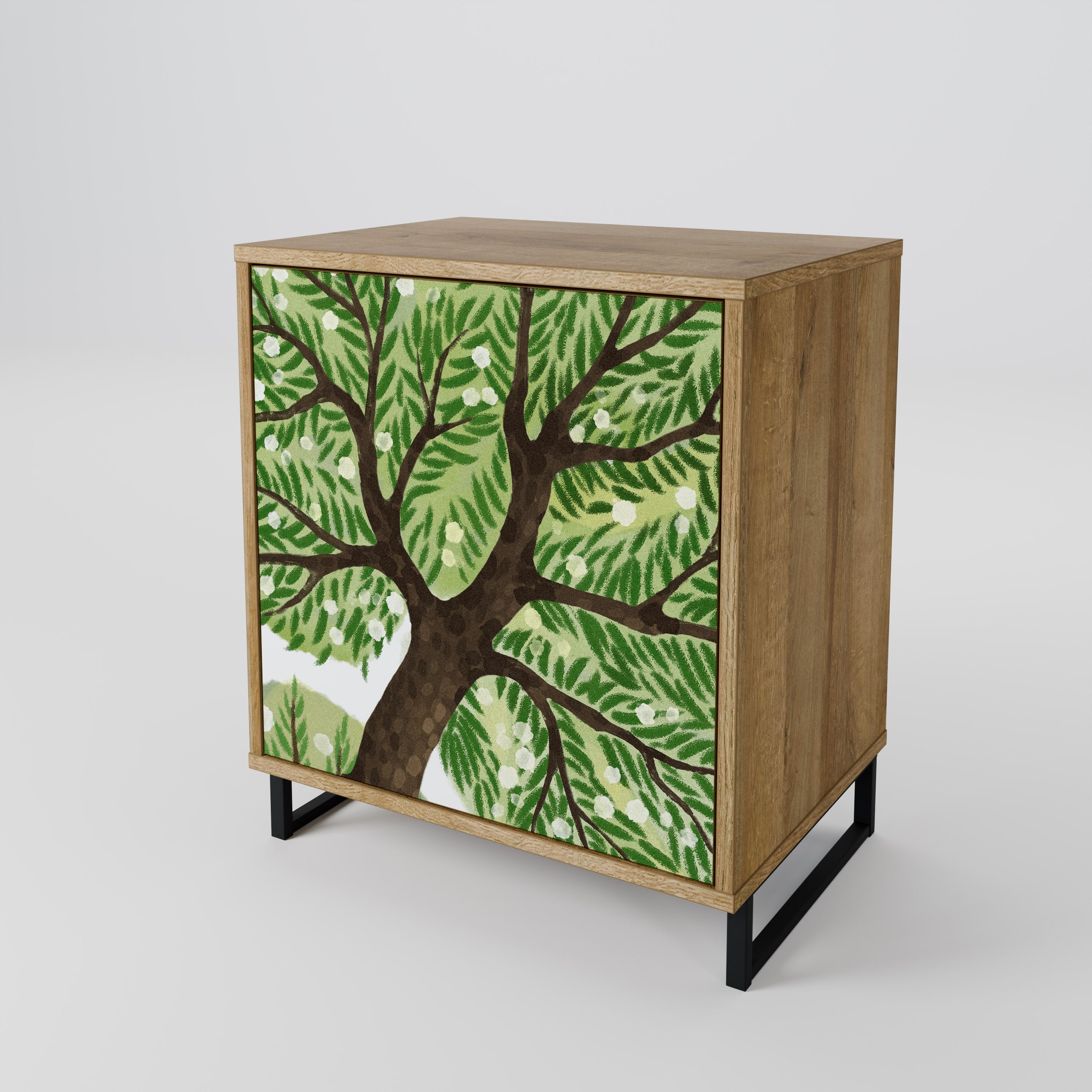 WILDERNESS DASH Sideboard mit 1 Tür in Eiche-Optik