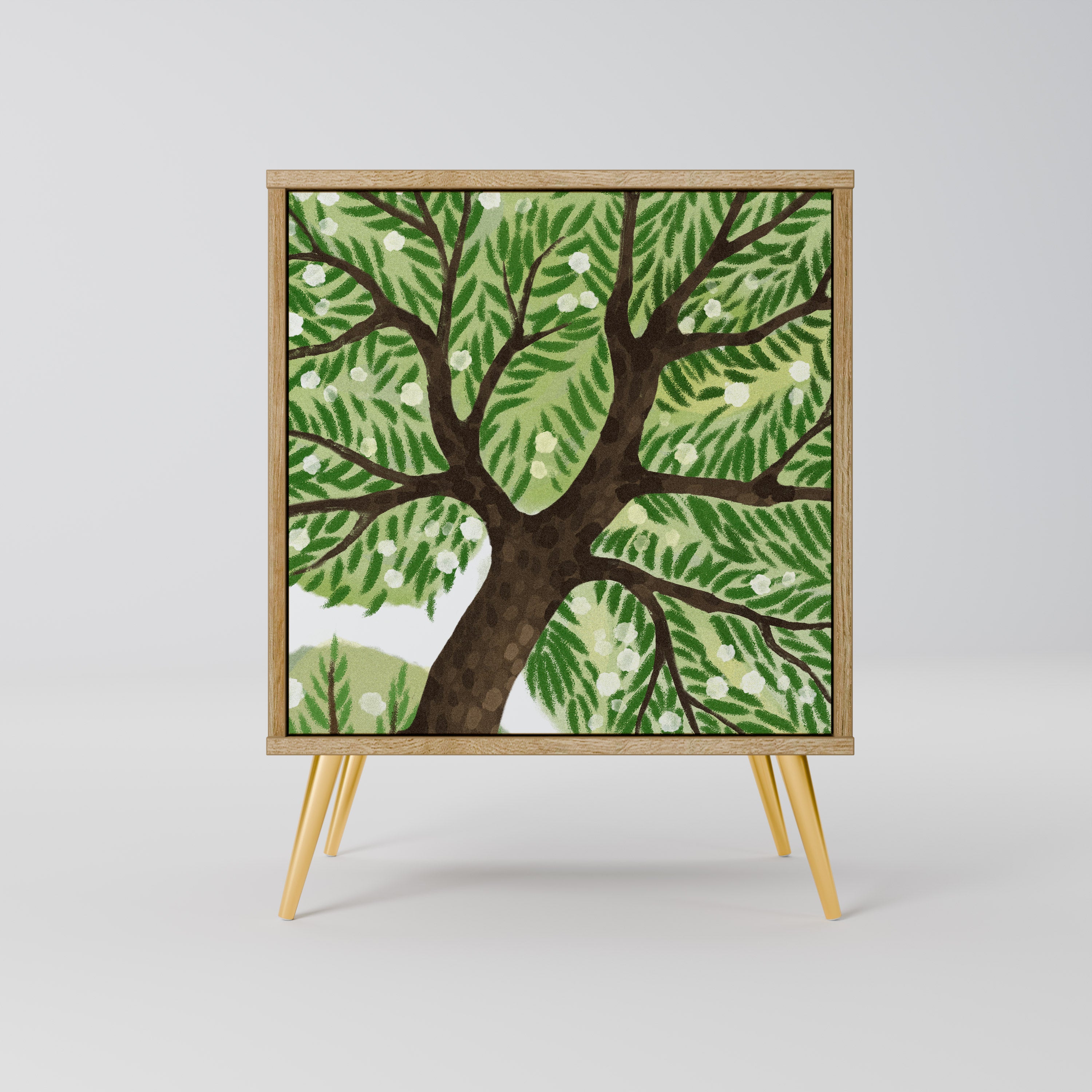 WILDERNESS DASH Sideboard mit 1 Tür in Eiche-Optik