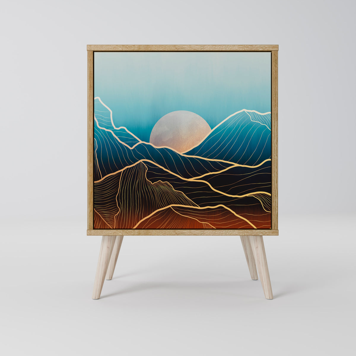 LUNAR SECRETS 1-Door Sideboard