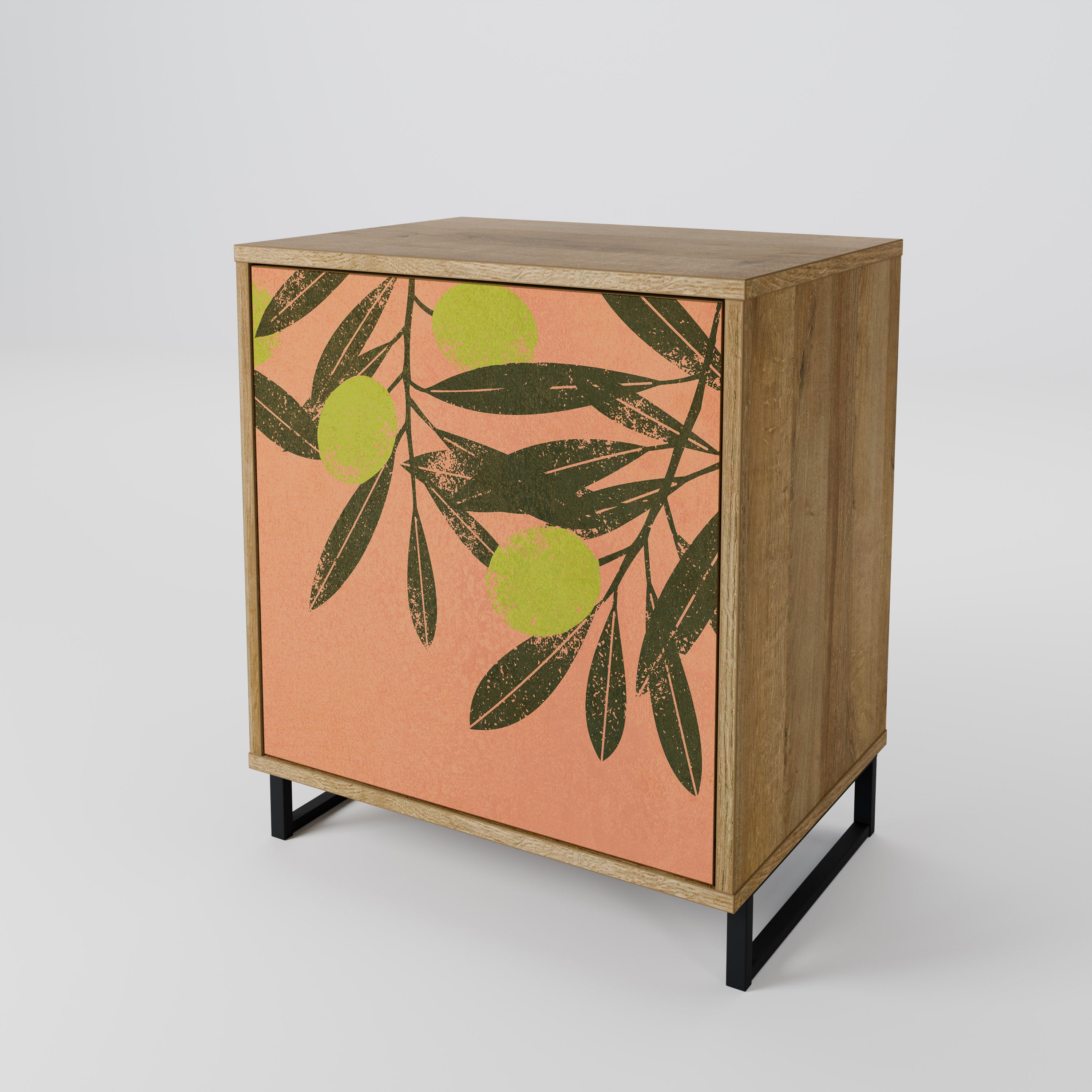 JUICY OLIVES Sideboard mit 1 Tür in Eiche-Optik