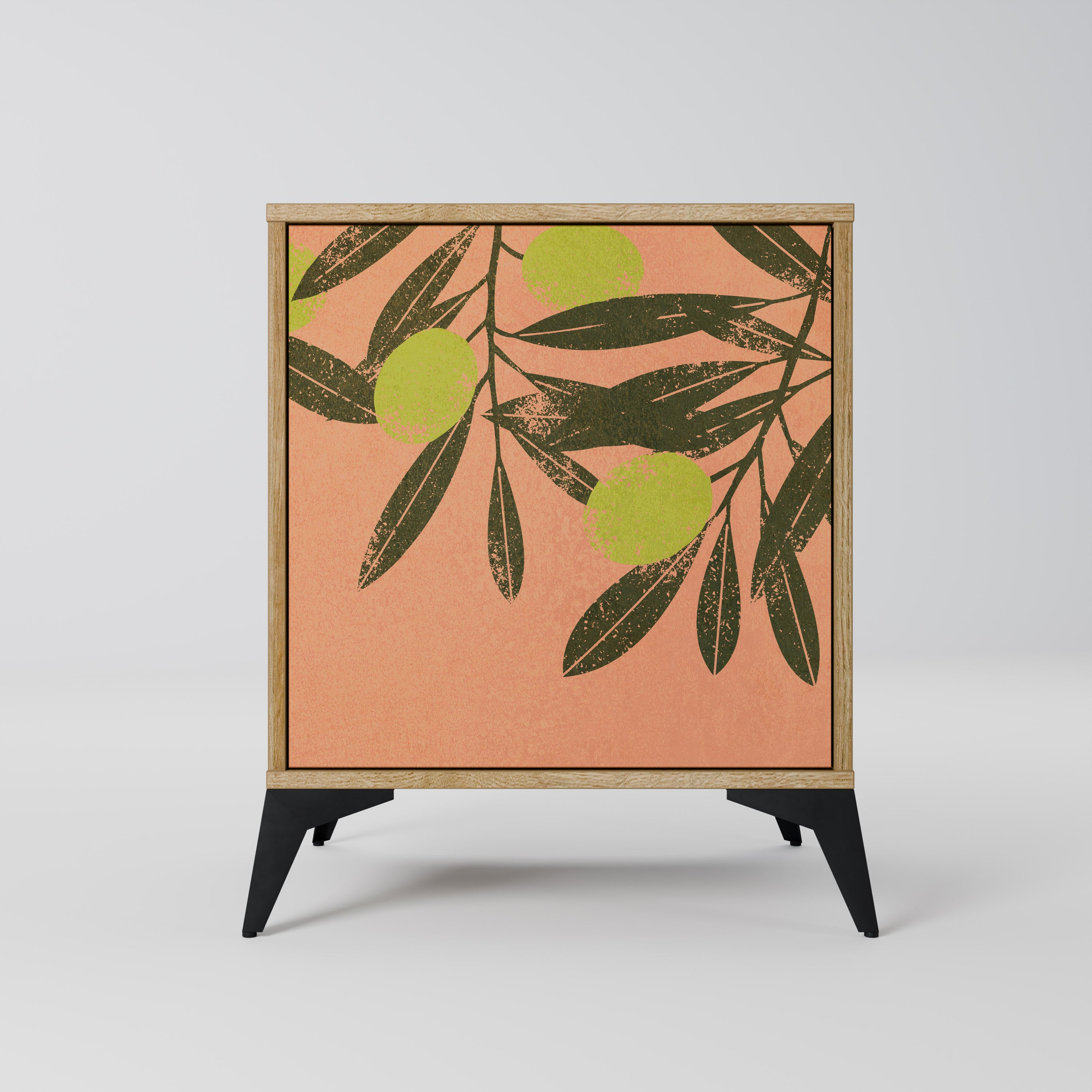 JUICY OLIVES Sideboard mit 1 Tür in Eiche-Optik