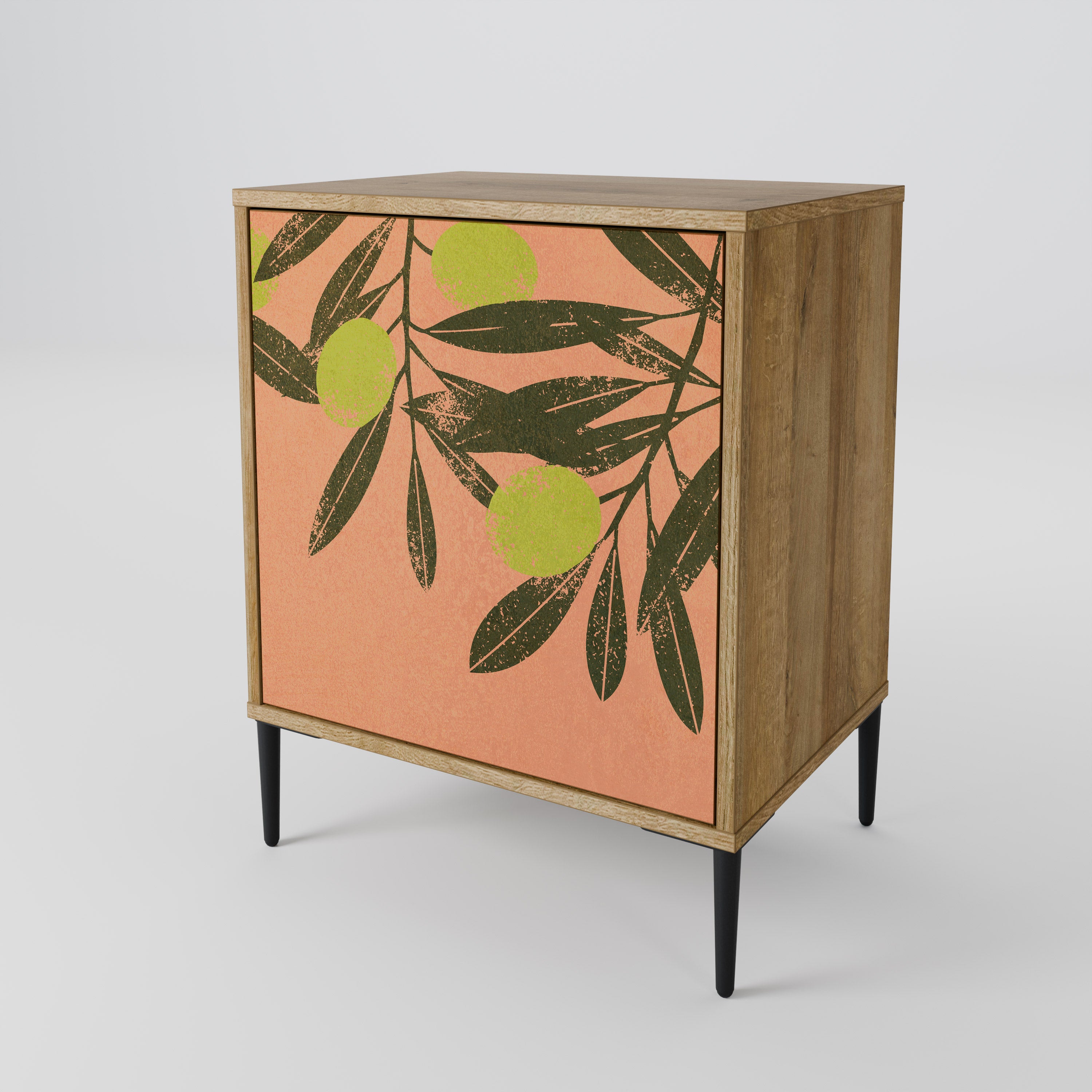 JUICY OLIVES Sideboard mit 1 Tür in Eiche-Optik