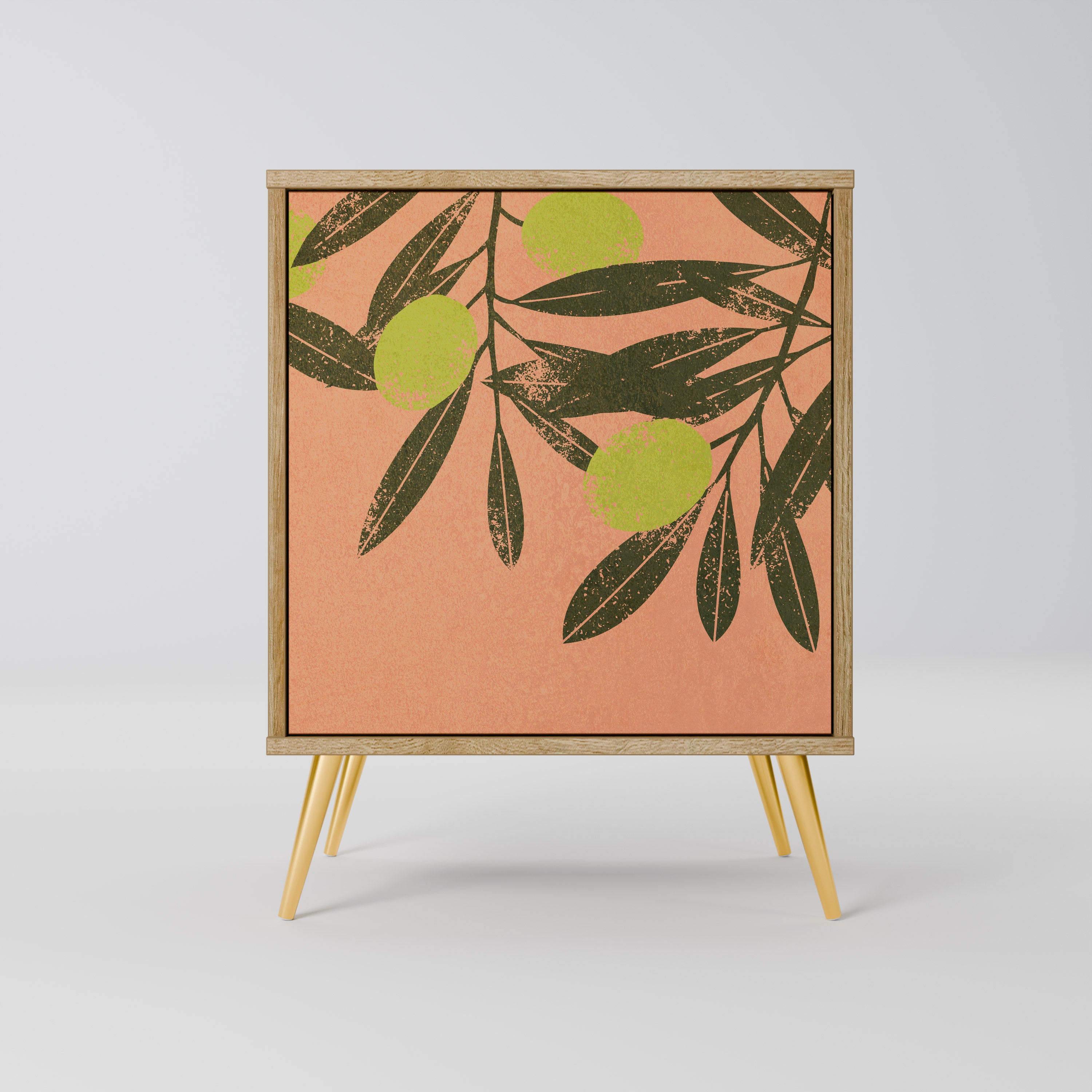 JUICY OLIVES Sideboard mit 1 Tür in Eiche-Optik