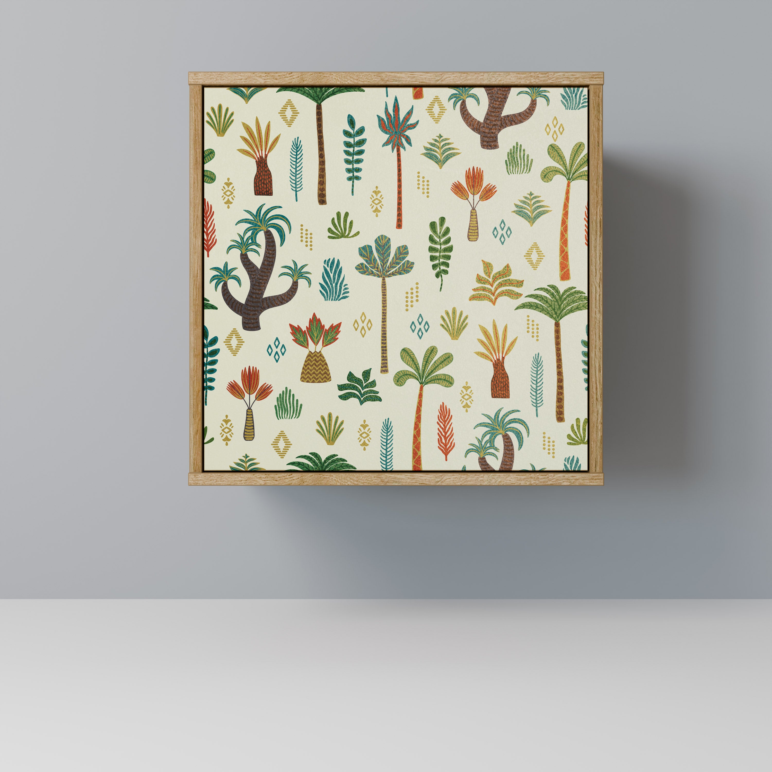 PALM SPRING Sideboard mit 1 Tür in Eiche-Optik