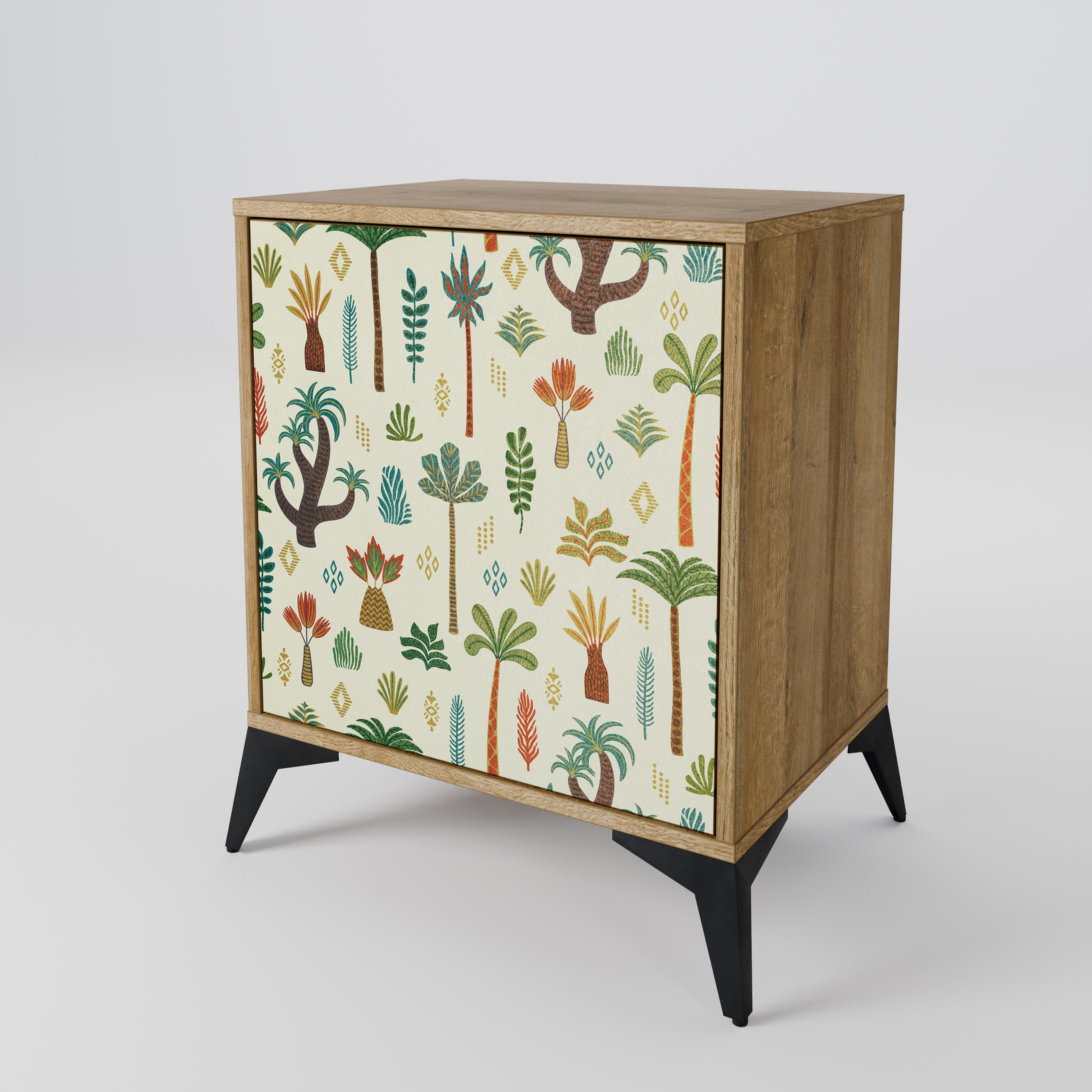 PALM SPRING Sideboard mit 1 Tür in Eiche-Optik