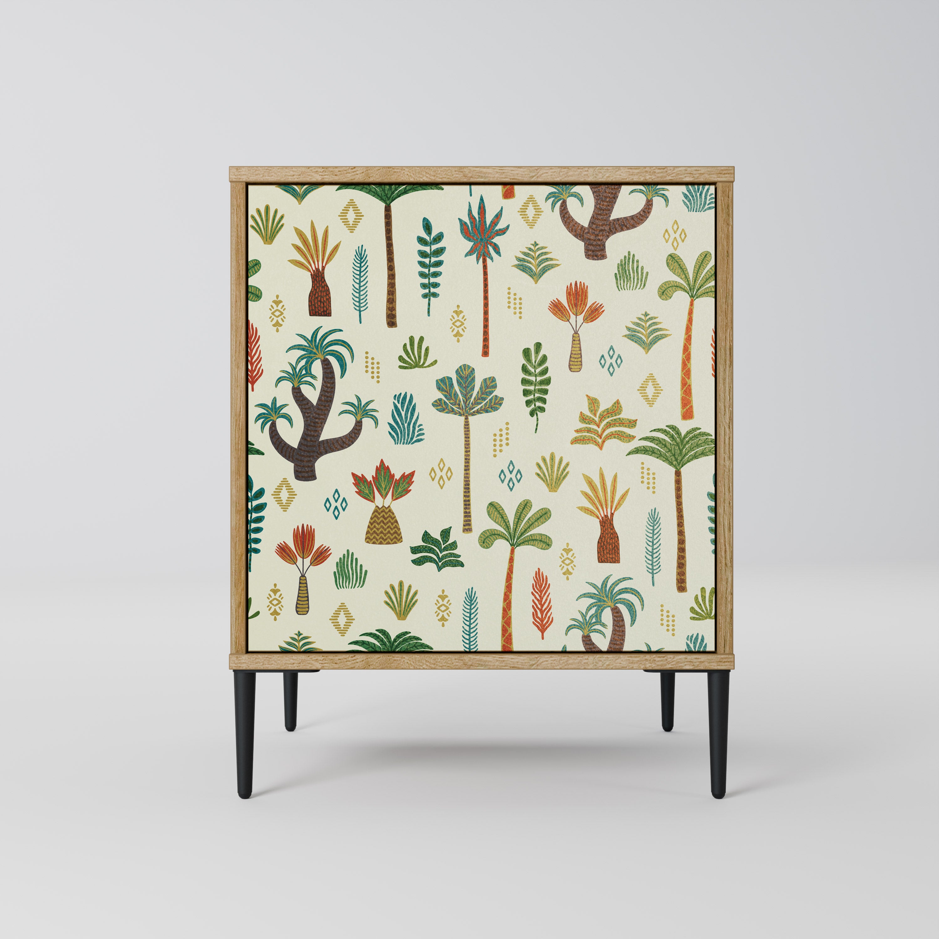 PALM SPRING Sideboard mit 1 Tür in Eiche-Optik