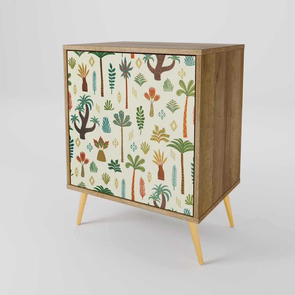 PALM SPRING Sideboard mit 1 Tür in Eiche-Optik