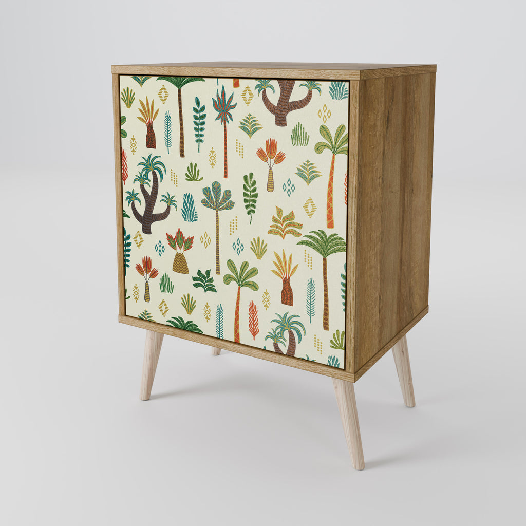 PALM SPRING Sideboard mit 1 Tür in Eiche-Optik