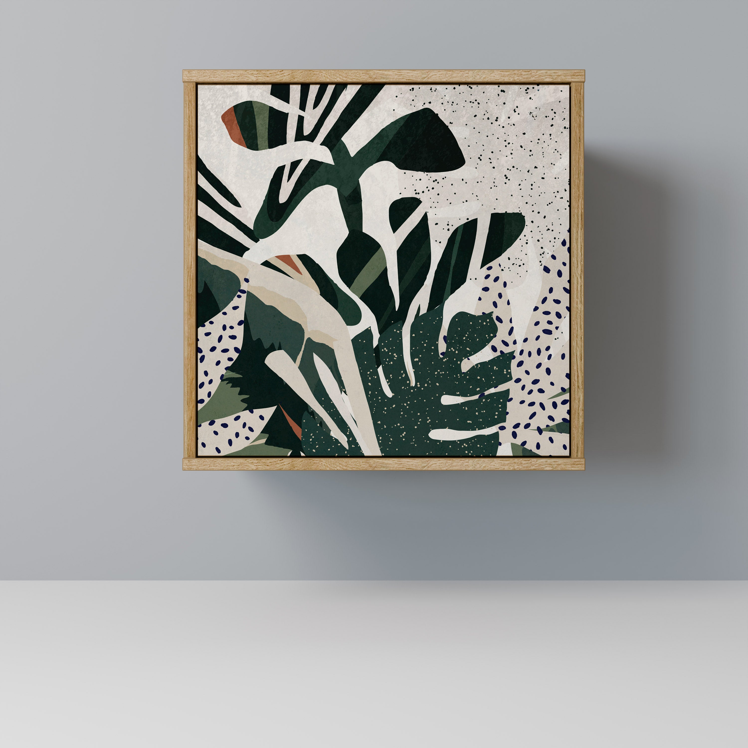 VERDURE FORMATION Sideboard mit 1 Tür in Eiche-Optik