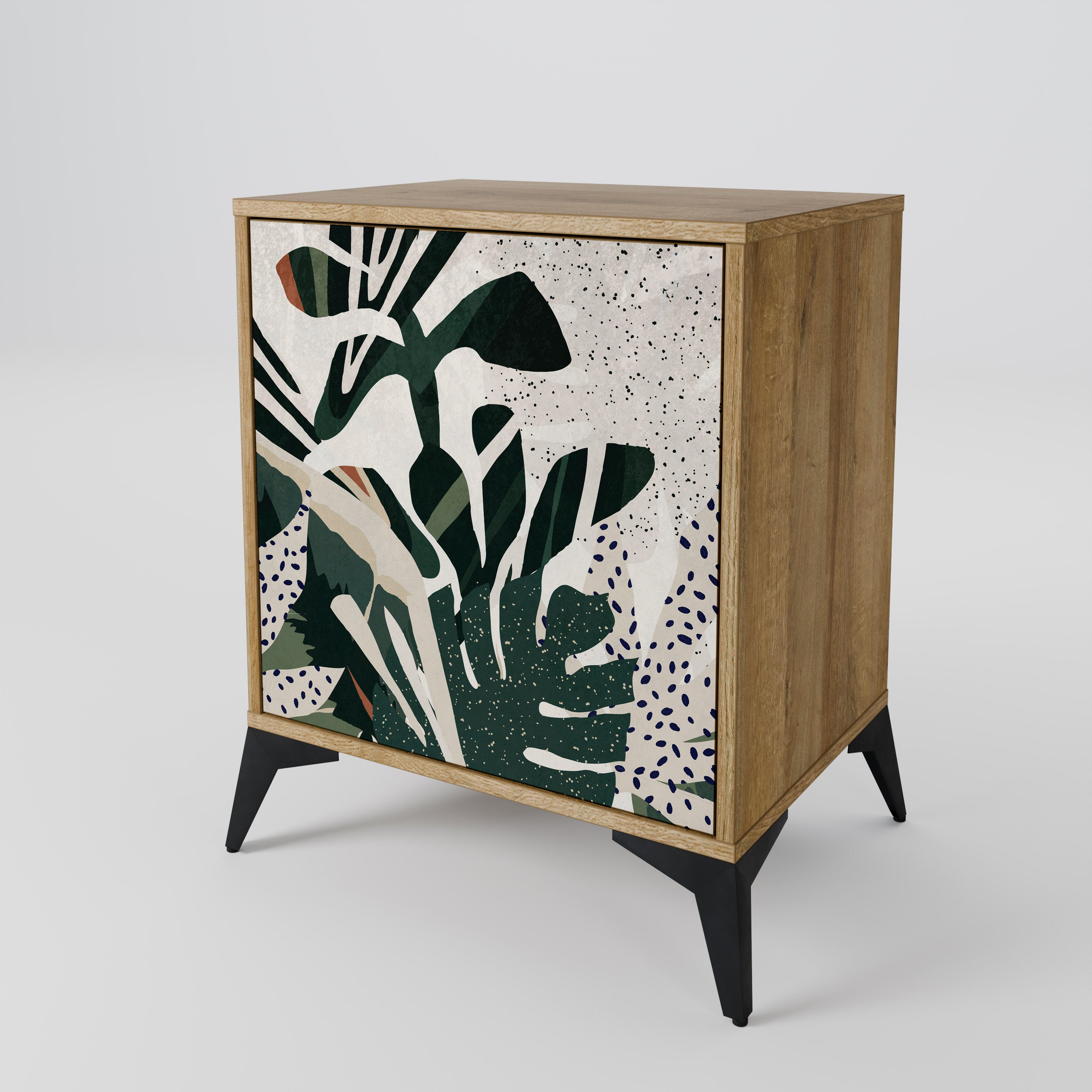 VERDURE FORMATION Sideboard mit 1 Tür in Eiche-Optik