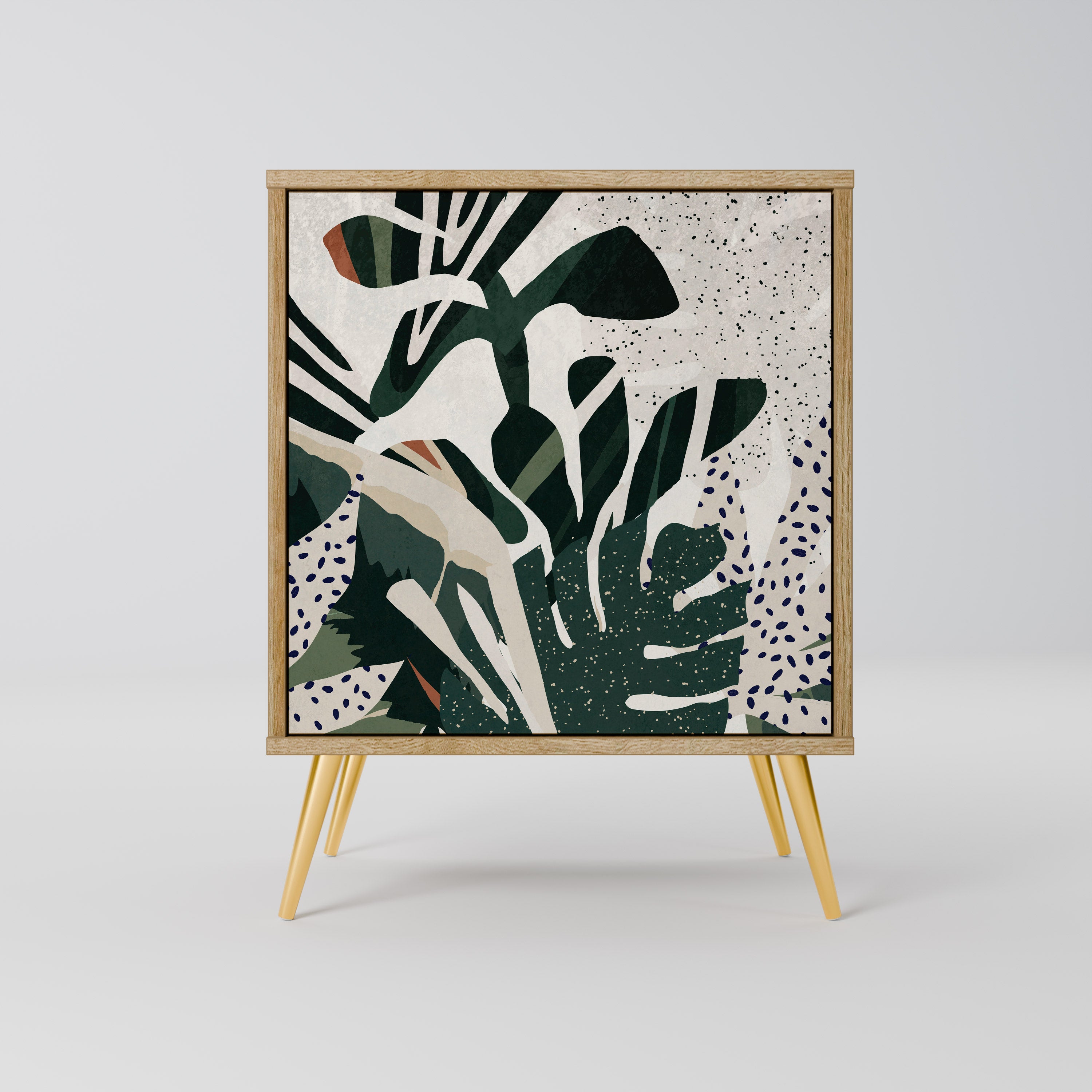 VERDURE FORMATION Sideboard mit 1 Tür in Eiche-Optik