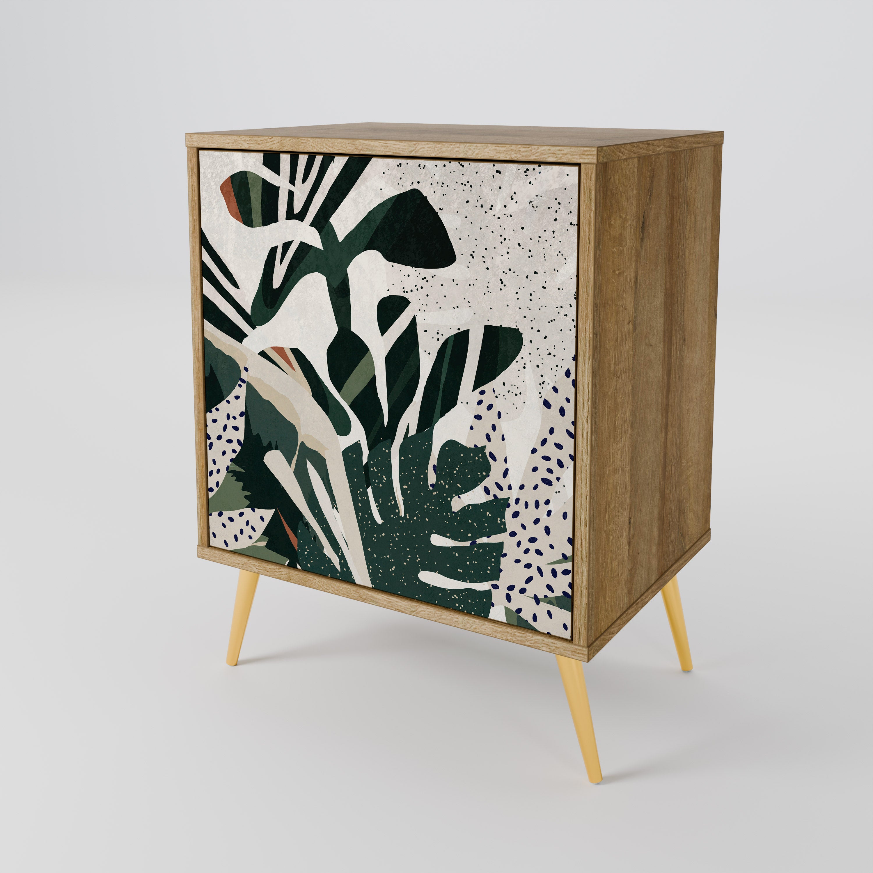 VERDURE FORMATION Sideboard mit 1 Tür in Eiche-Optik