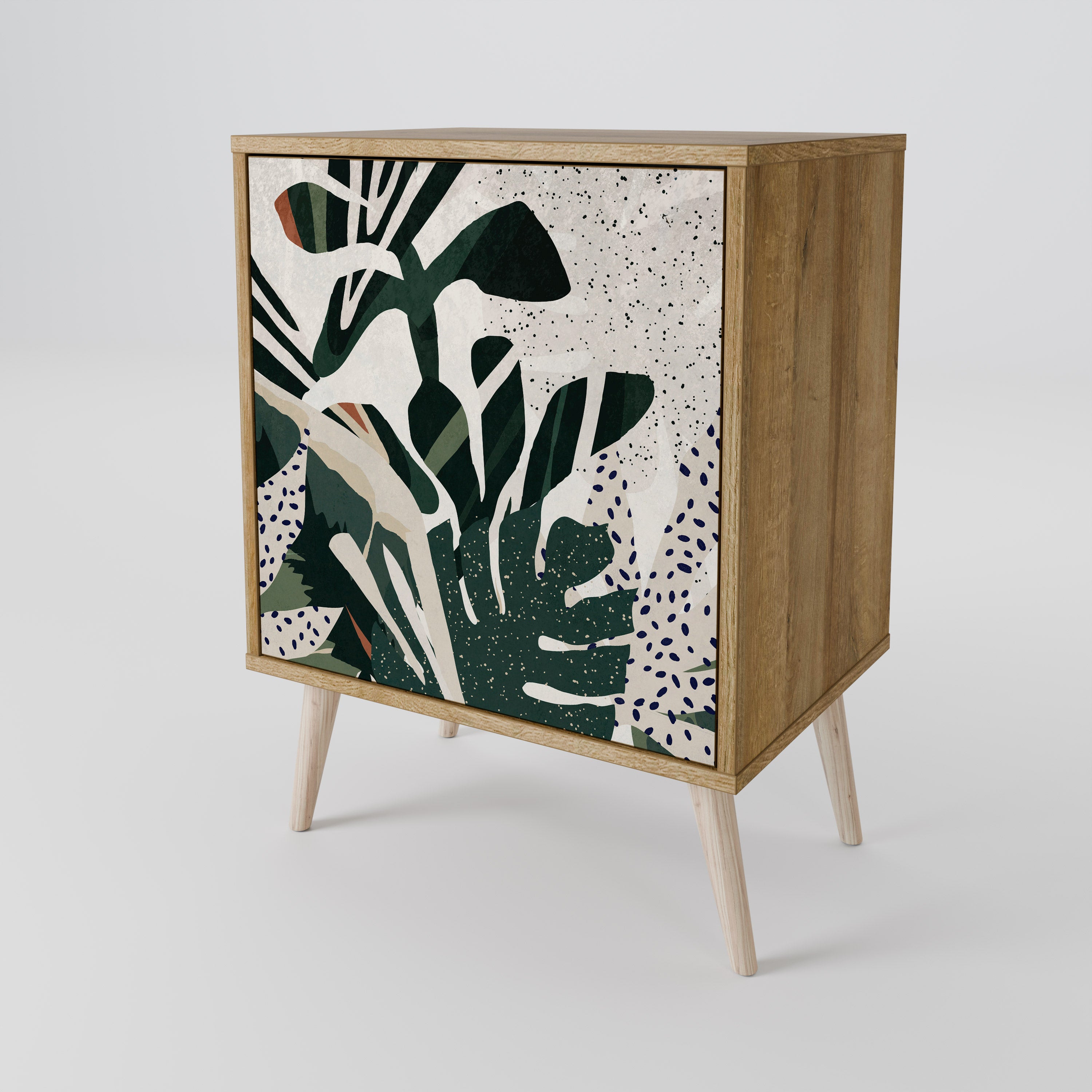 VERDURE FORMATION Sideboard mit 1 Tür in Eiche-Optik