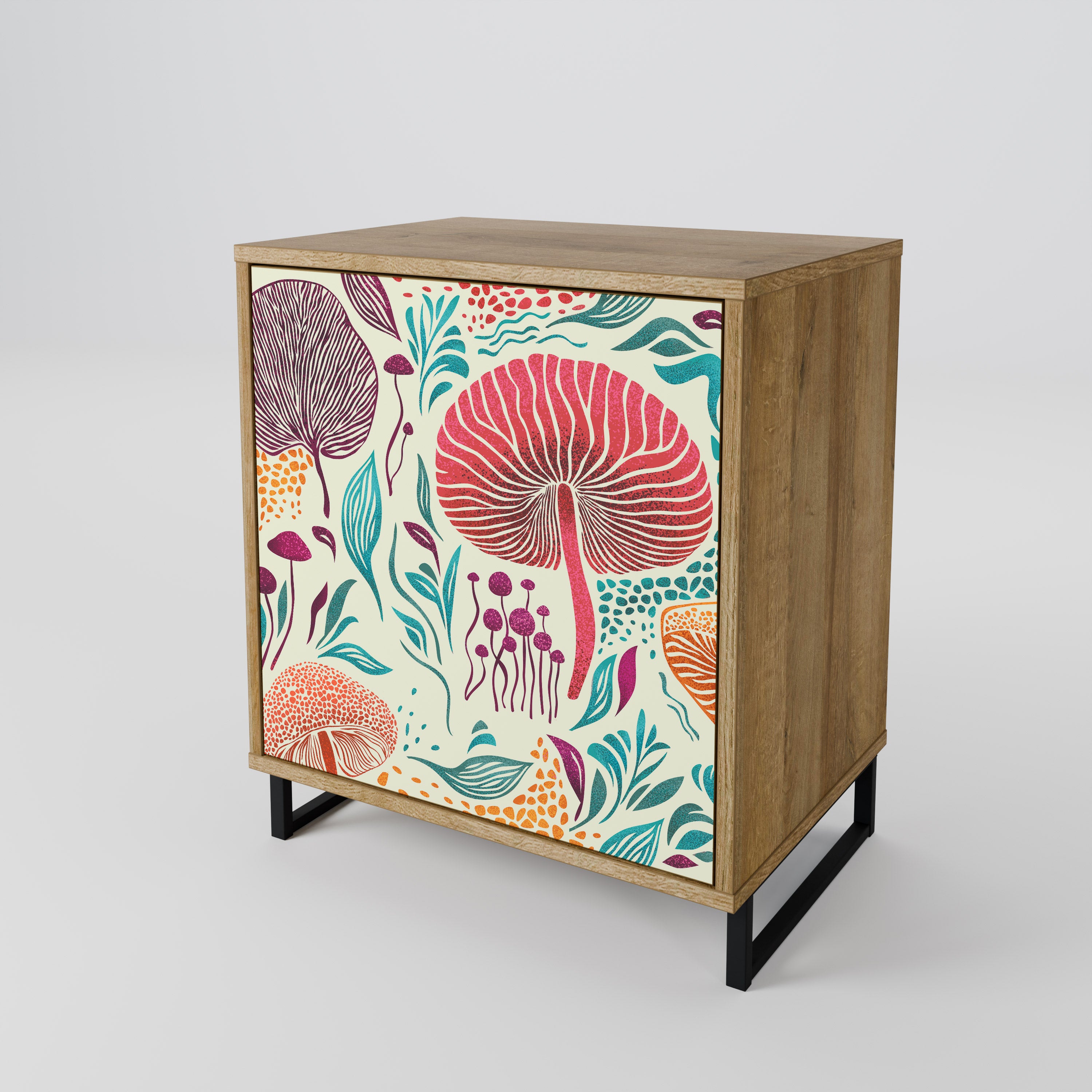 FUNGUS FANTASY Sideboard mit 1 Tür in Eiche-Optik