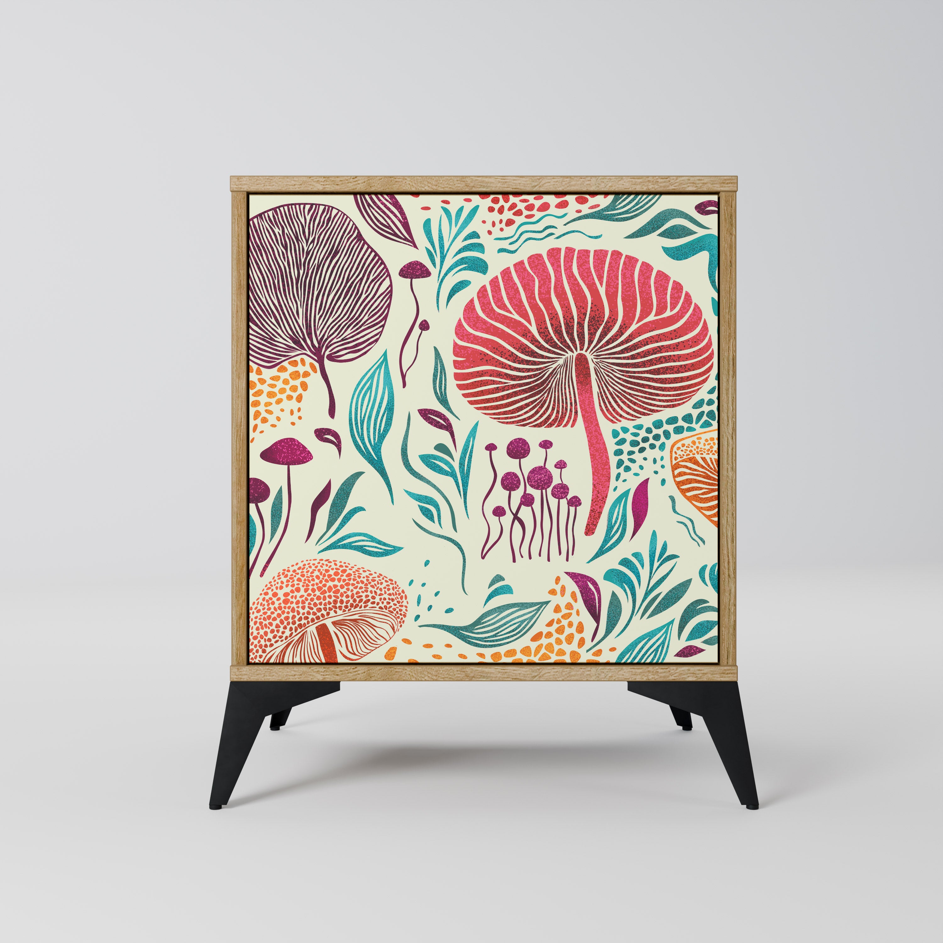 FUNGUS FANTASY Sideboard mit 1 Tür in Eiche-Optik