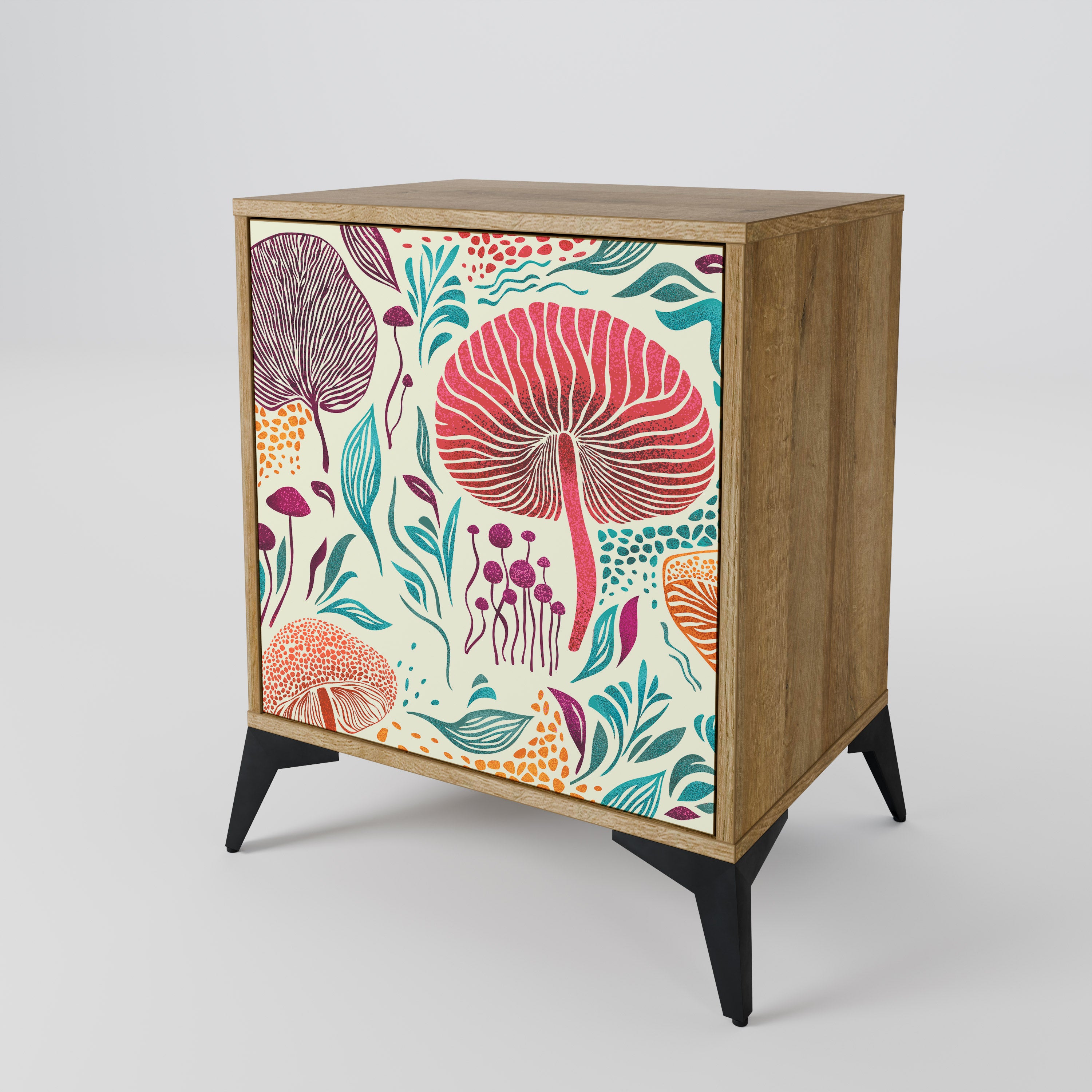 FUNGUS FANTASY Sideboard mit 1 Tür in Eiche-Optik