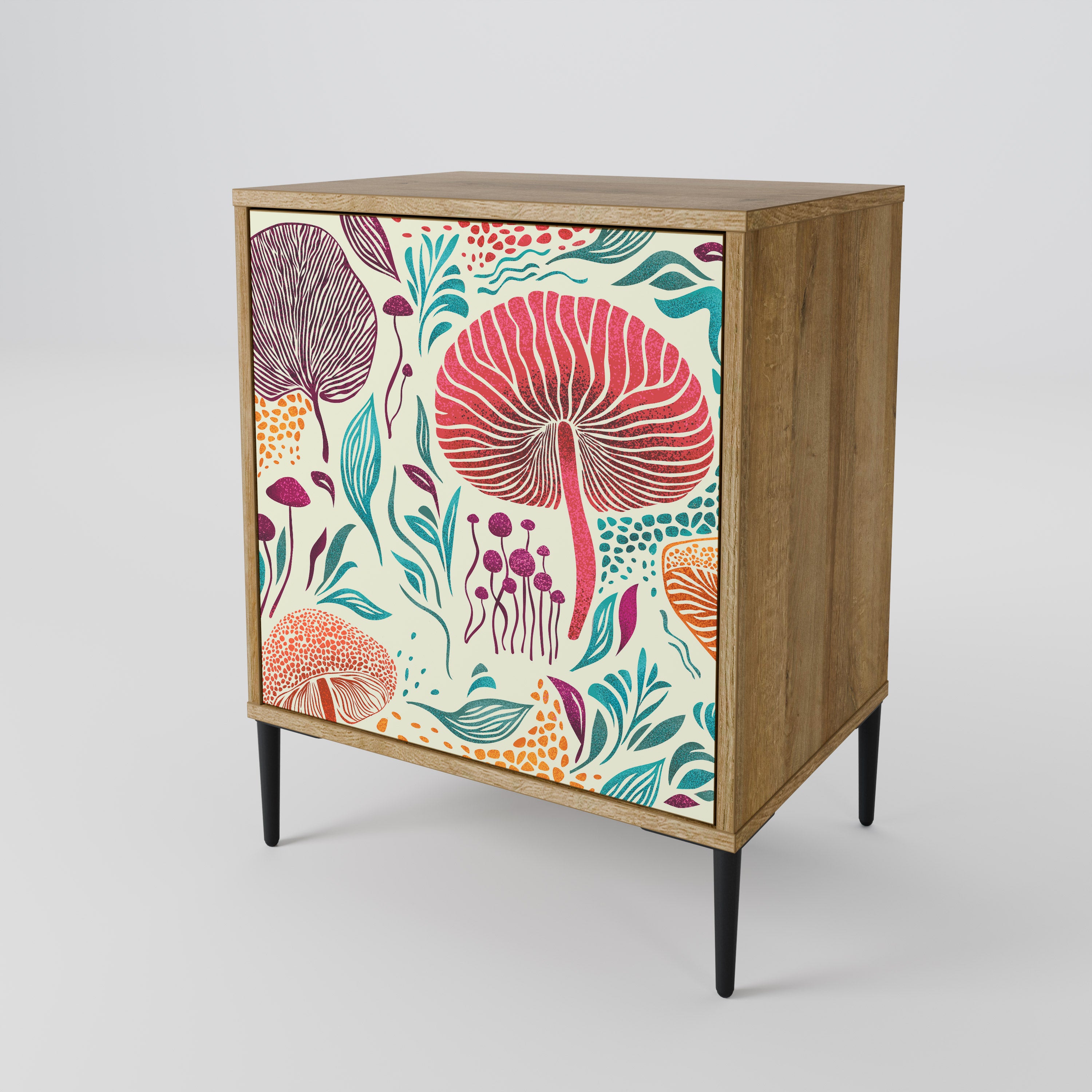 FUNGUS FANTASY Sideboard mit 1 Tür in Eiche-Optik