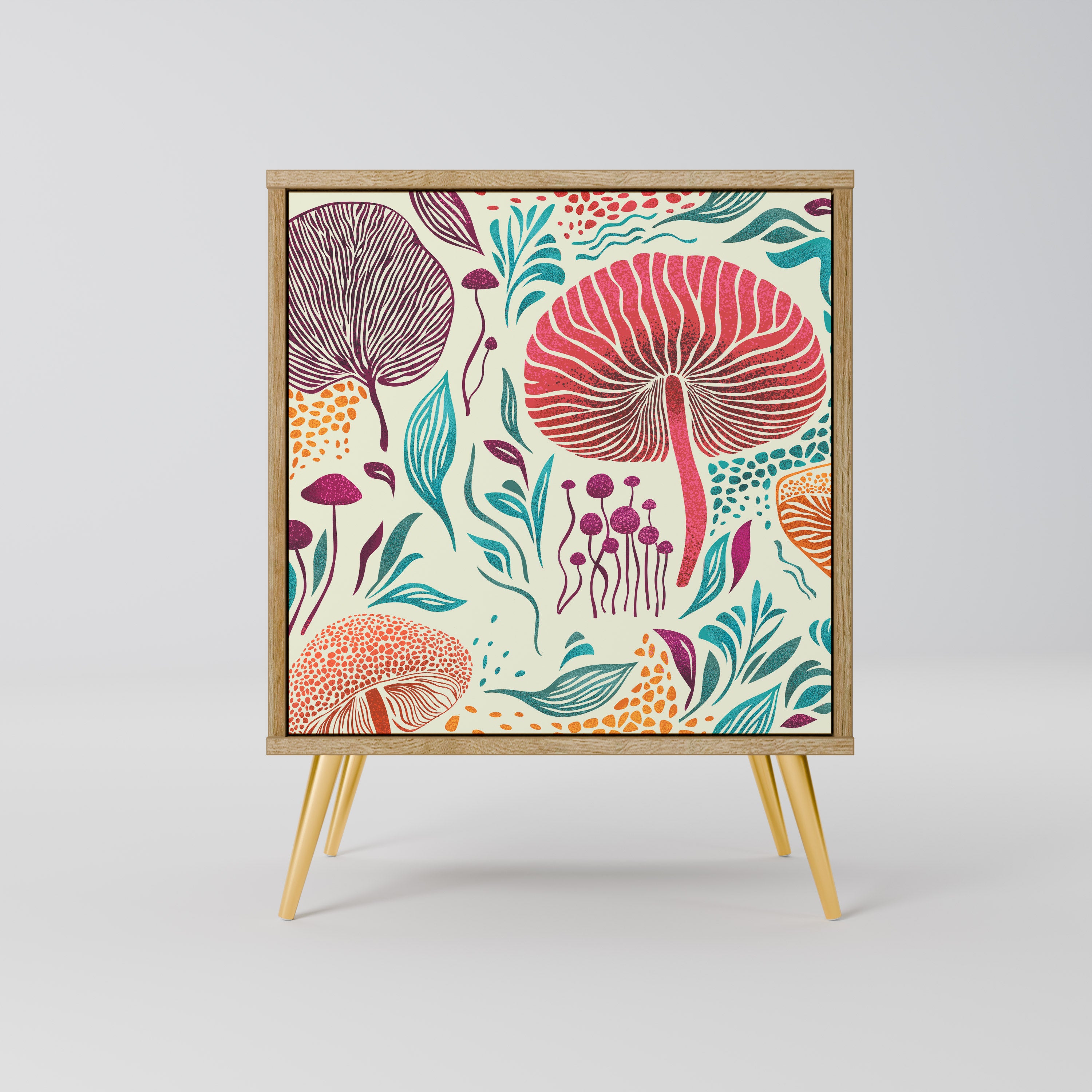 FUNGUS FANTASY Sideboard mit 1 Tür in Eiche-Optik