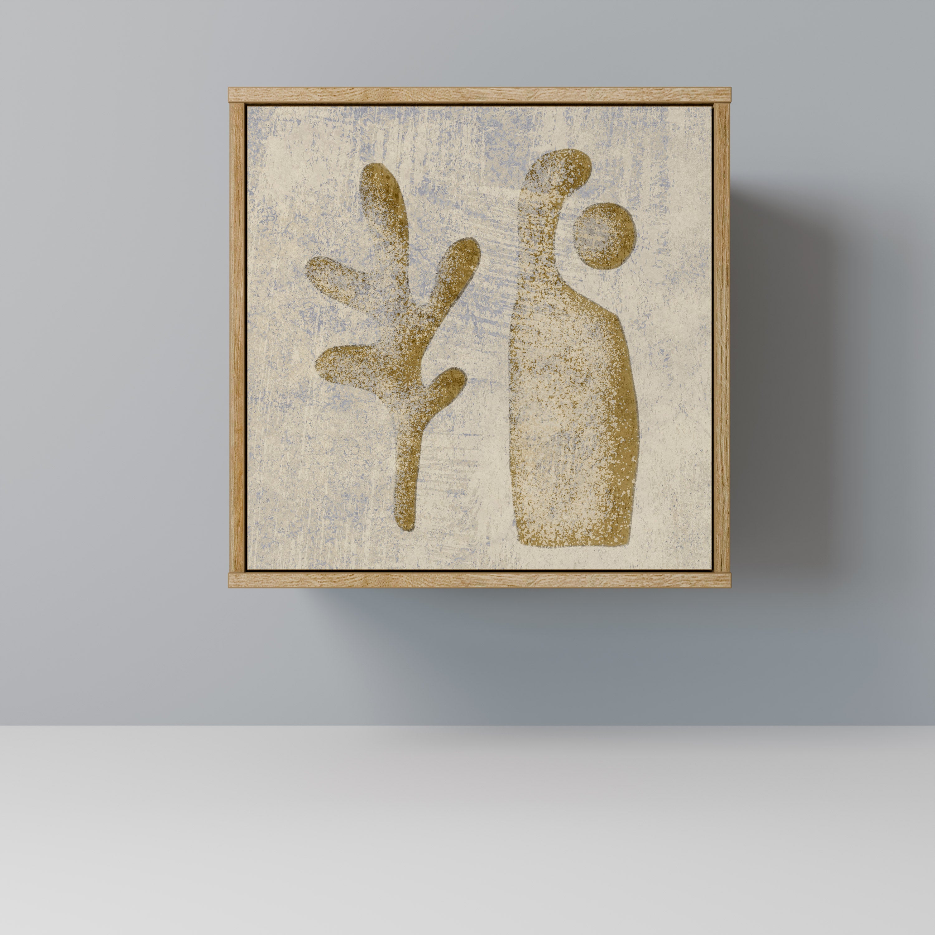 SAND SCULPTURES Sideboard mit 1 Tür in Eiche-Optik