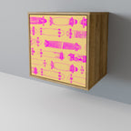 SKATEBOARD ARTISTRY Sideboard mit 1 Tür in Eiche-Optik