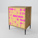 SKATEBOARD ARTISTRY Sideboard mit 1 Tür in Eiche-Optik