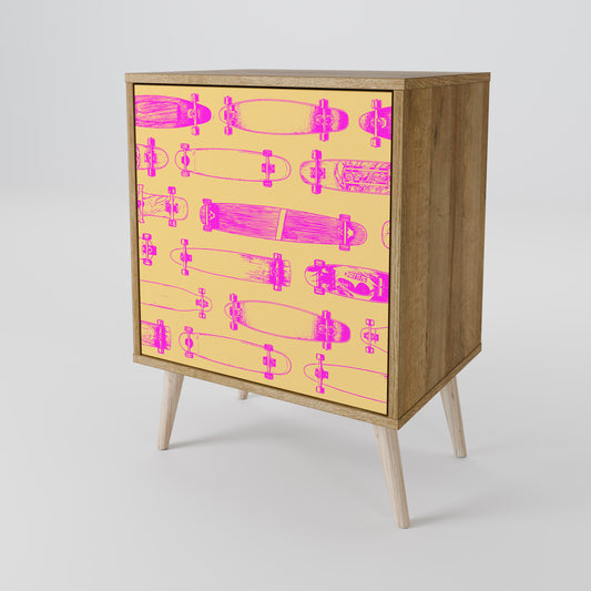 SKATEBOARD ARTISTRY 1-türiges Sideboard