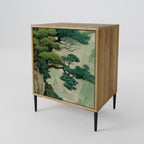 VERDURE ABYSS 1-Door Sideboard in Oak Effect
