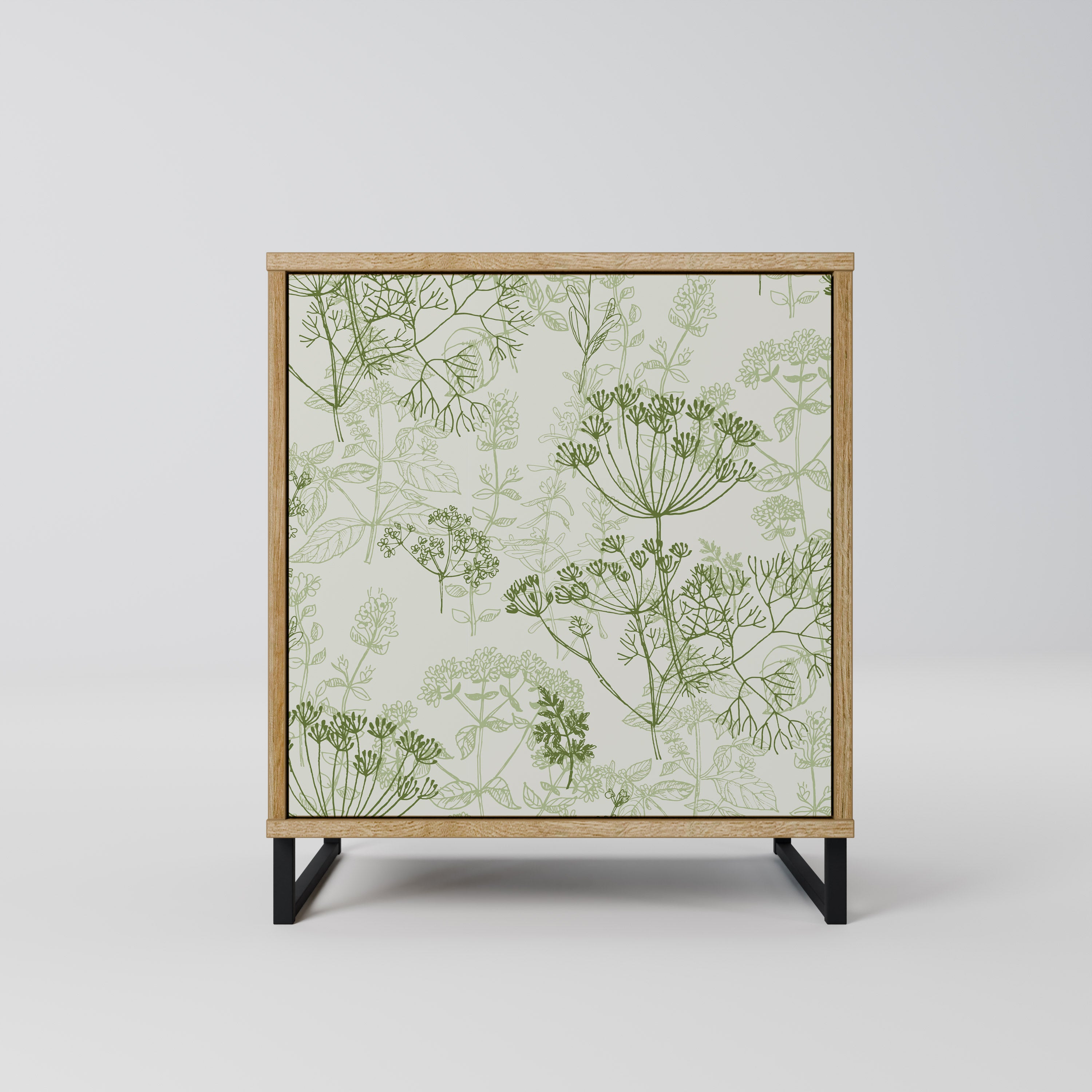 FENNEL BALDACHIN Sideboard mit 1 Tür in Eiche-Optik