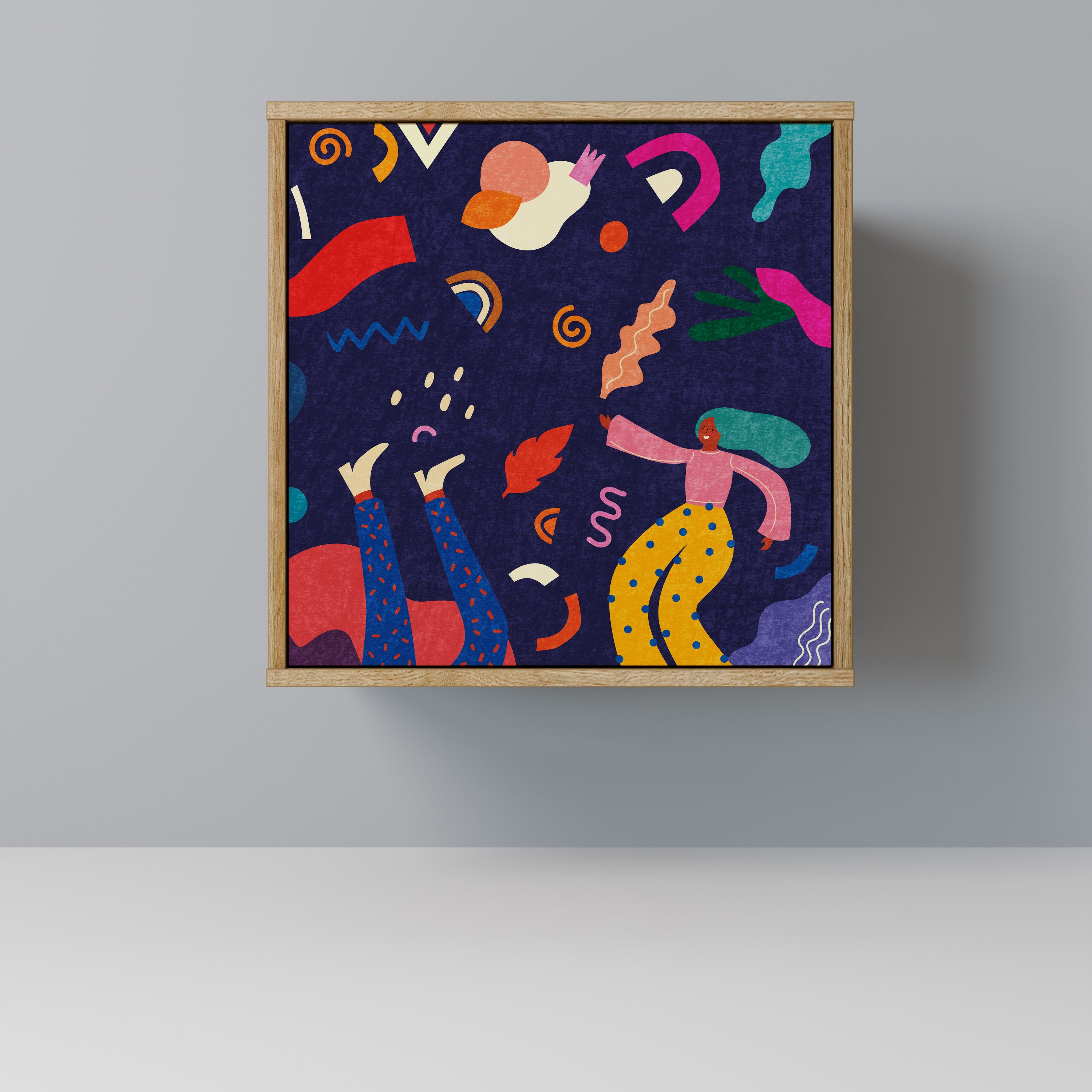 FESTIVE PLEASURES Sideboard mit 1 Tür in Eiche-Optik