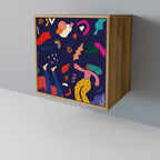 FESTIVE PLEASURES Sideboard mit 1 Tür in Eiche-Optik