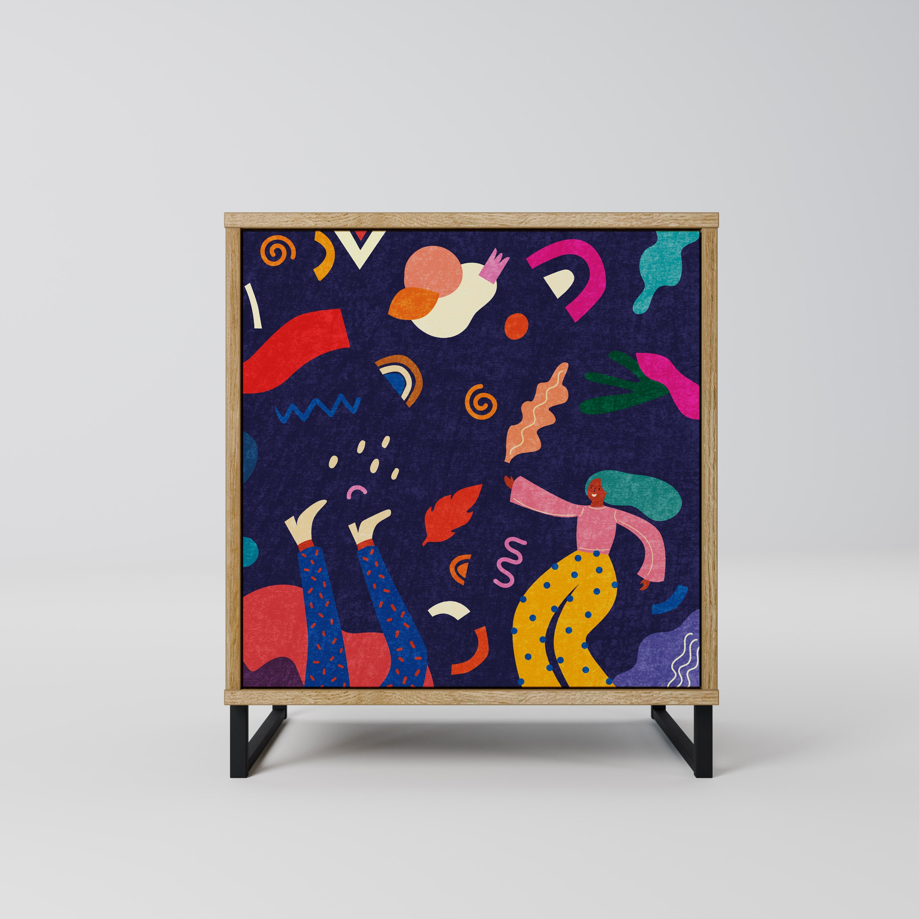 FESTIVE PLEASURES Sideboard mit 1 Tür in Eiche-Optik
