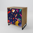 FESTIVE PLEASURES Sideboard mit 1 Tür in Eiche-Optik