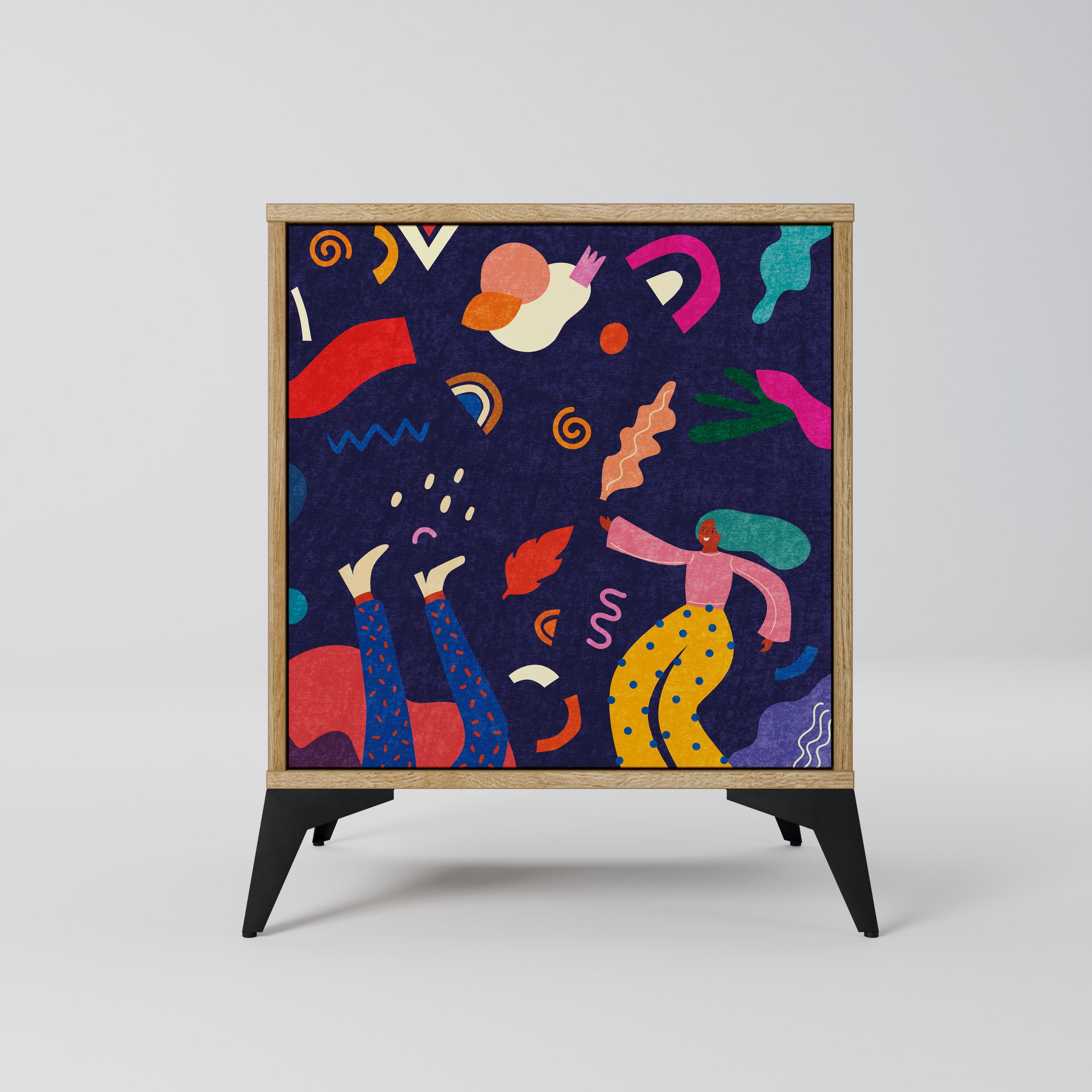 FESTIVE PLEASURES Sideboard mit 1 Tür in Eiche-Optik