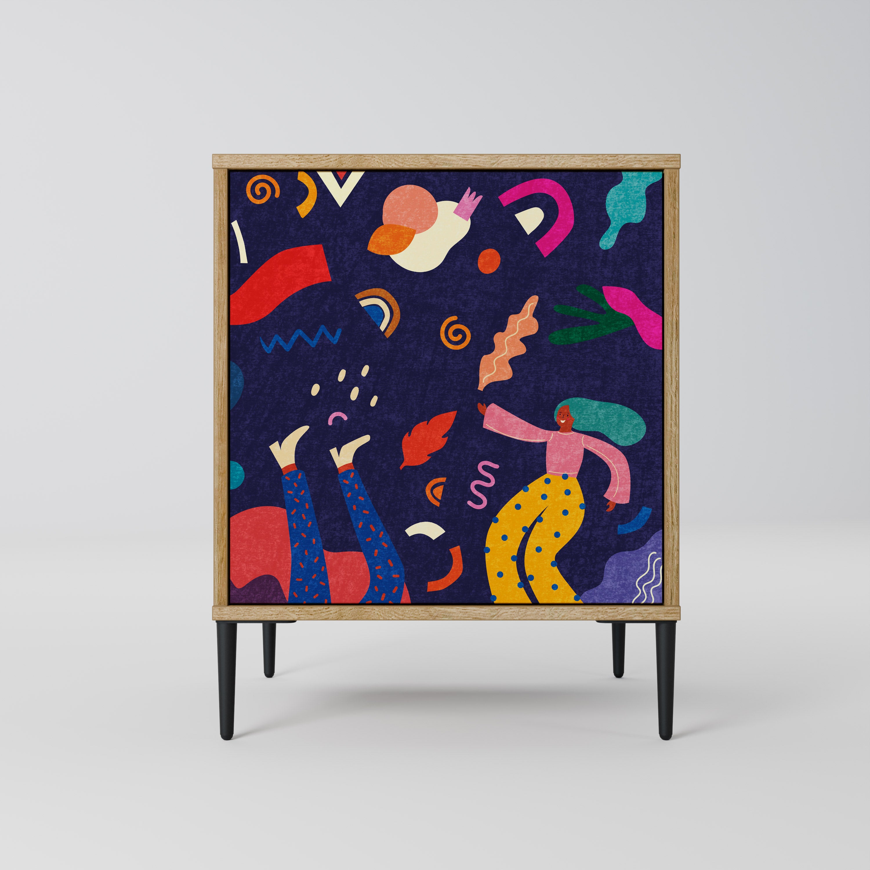 FESTIVE PLEASURES Sideboard mit 1 Tür in Eiche-Optik