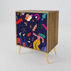 FESTIVE PLEASURES Sideboard mit 1 Tür in Eiche-Optik