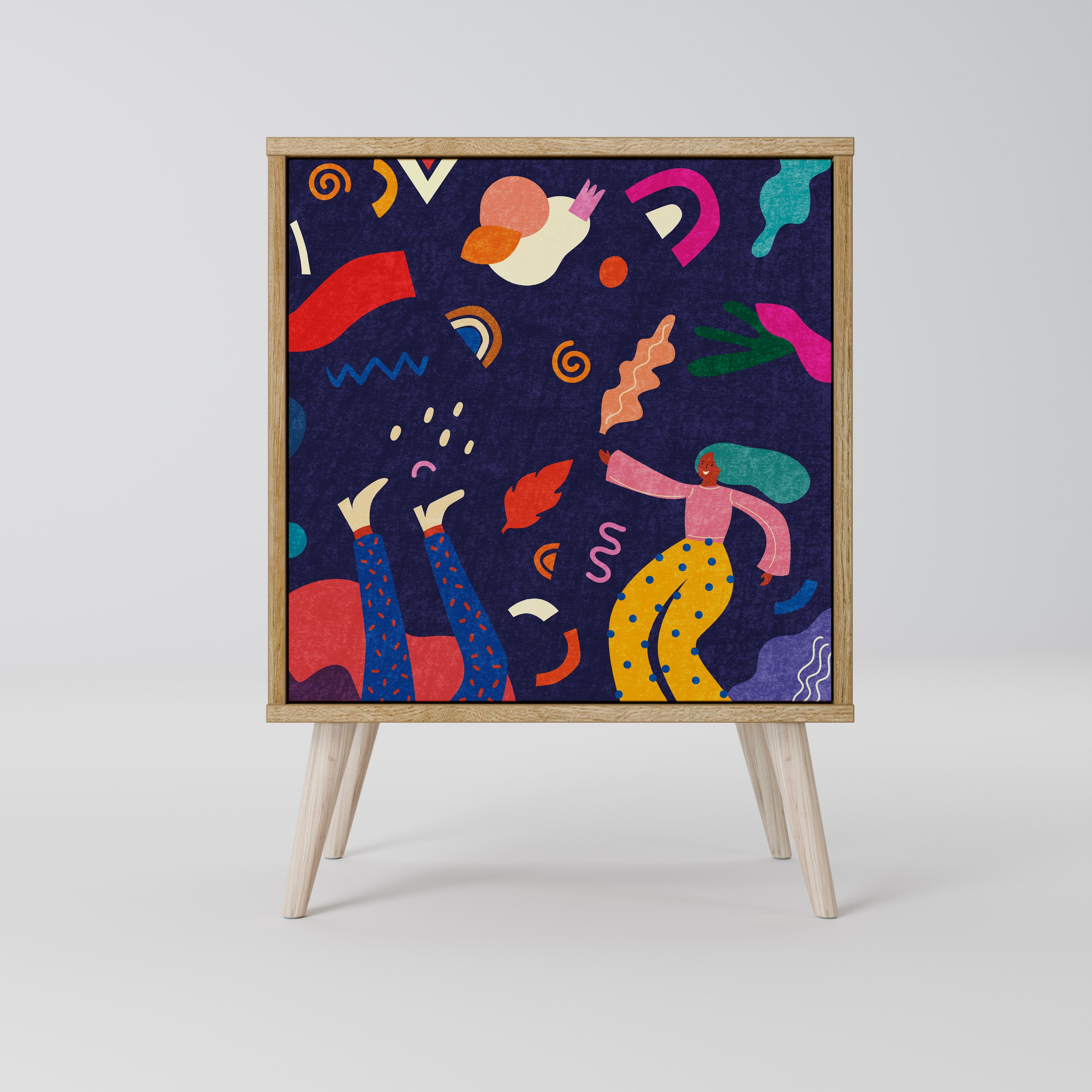 FESTIVE PLEASURES Sideboard mit 1 Tür in Eiche-Optik