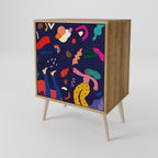 FESTIVE PLEASURES Sideboard mit 1 Tür in Eiche-Optik
