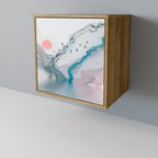 VELVET CROSSING Sideboard mit 1 Tür in Eiche-Optik