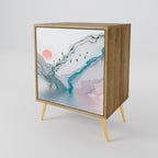 VELVET CROSSING Sideboard mit 1 Tür in Eiche-Optik