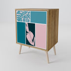 COMBINATION OF SHAPES Sideboard mit 1 Tür in Eiche-Optik