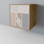 TROPICAL SHAPES Sideboard mit 1 Tür in Eiche-Optik