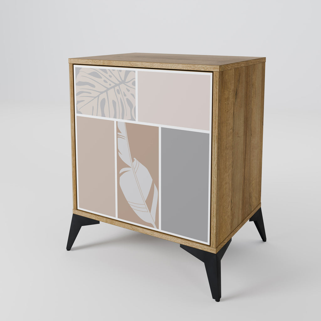 TROPICAL SHAPES Sideboard mit 1 Tür in Eiche-Optik