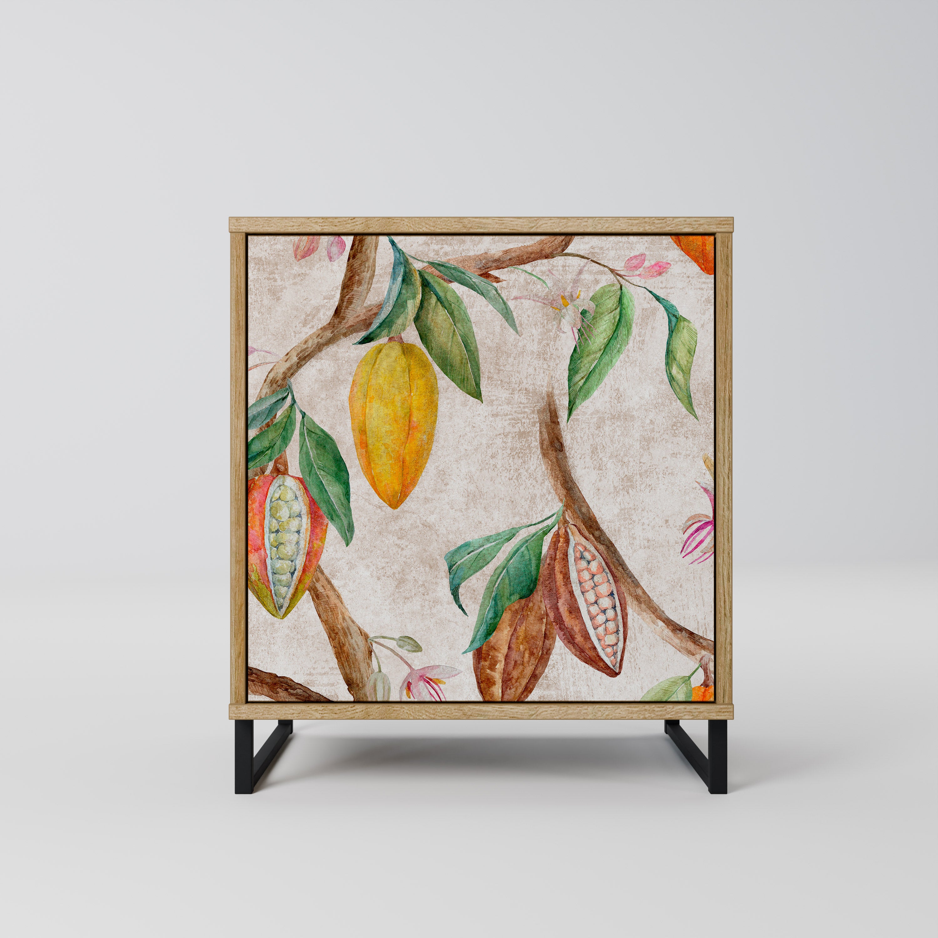 COCOA FRUITS Sideboard mit 1 Tür in Eiche-Optik